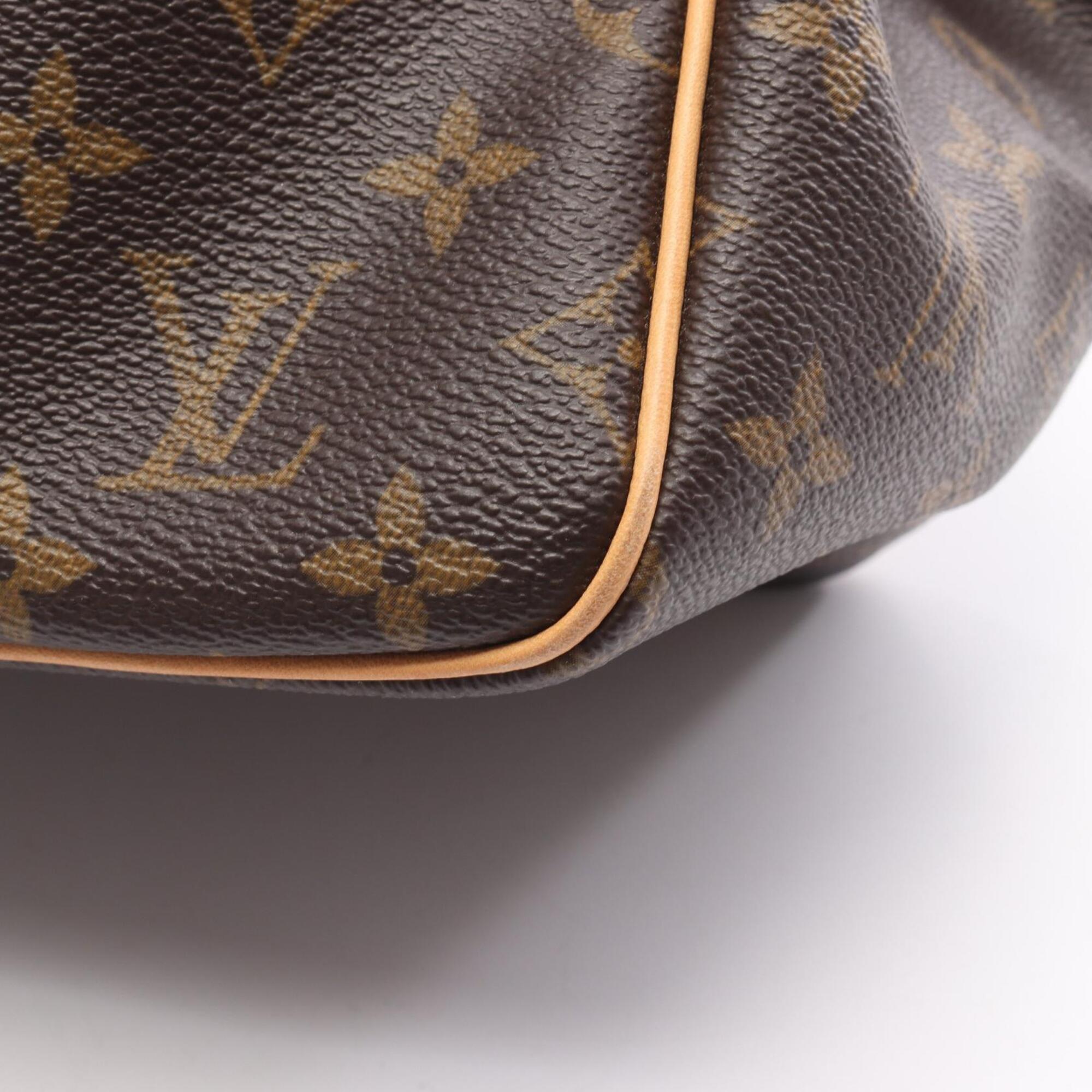 Louis Vuitton Brown Monogram Leather Handbag (Pre-Owned)