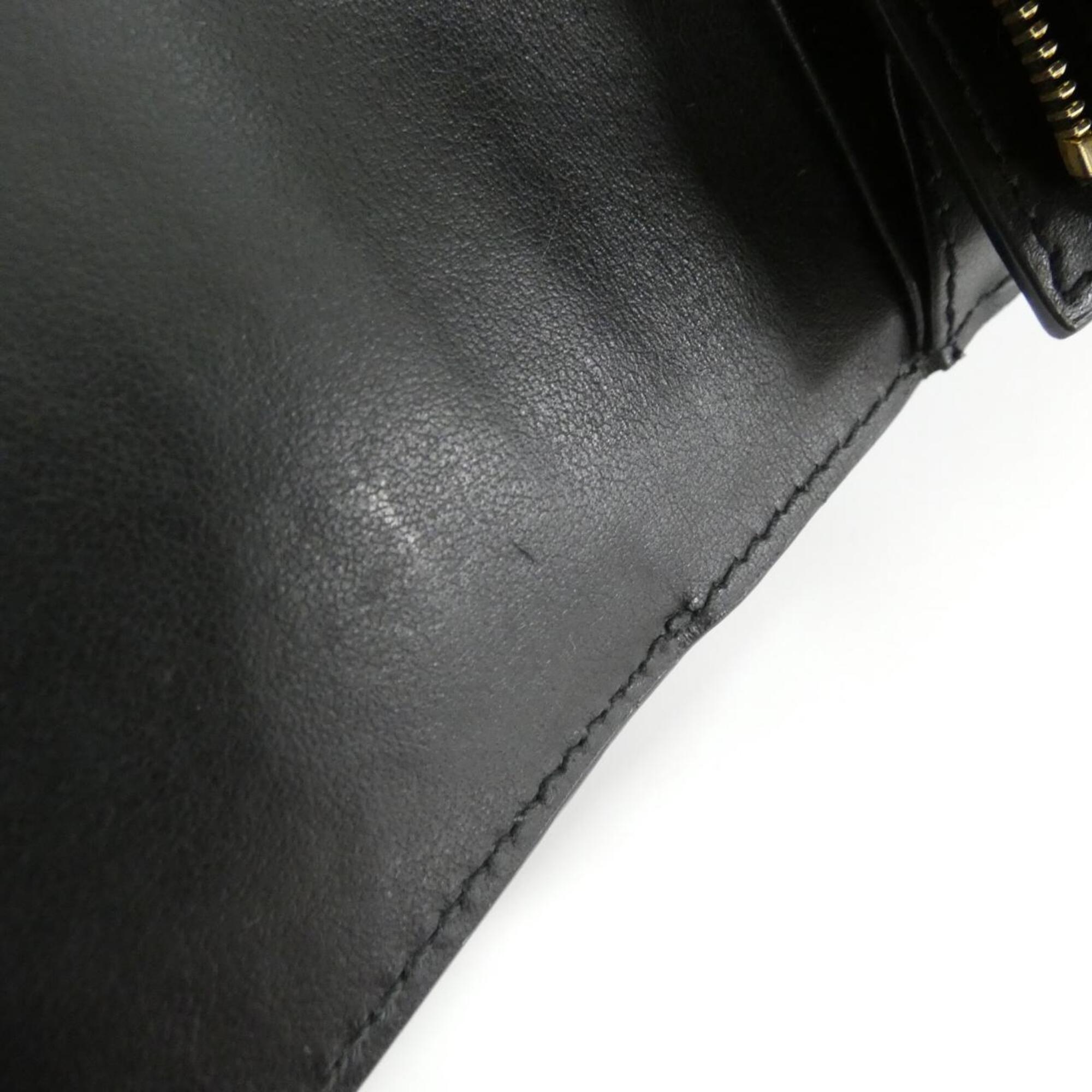 Gucci Black Leather Wallet (Bi-Fold) (Pre-Owned)