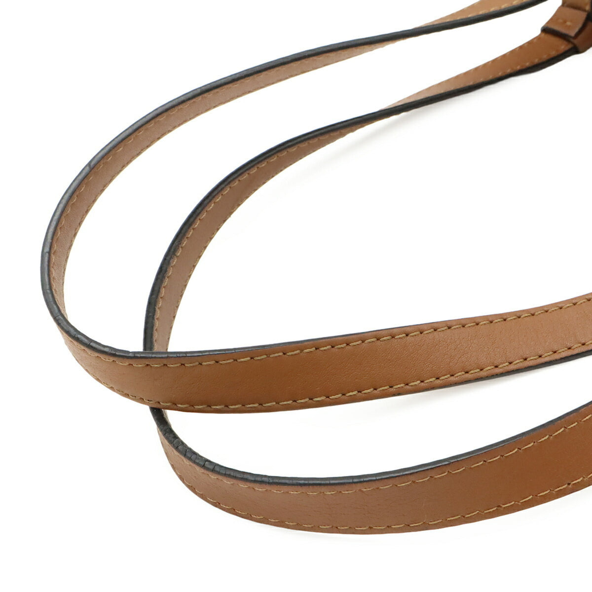 Loewe Brown Leather Handbag Shoulder Bag Tote Bag (Pre-Owned)