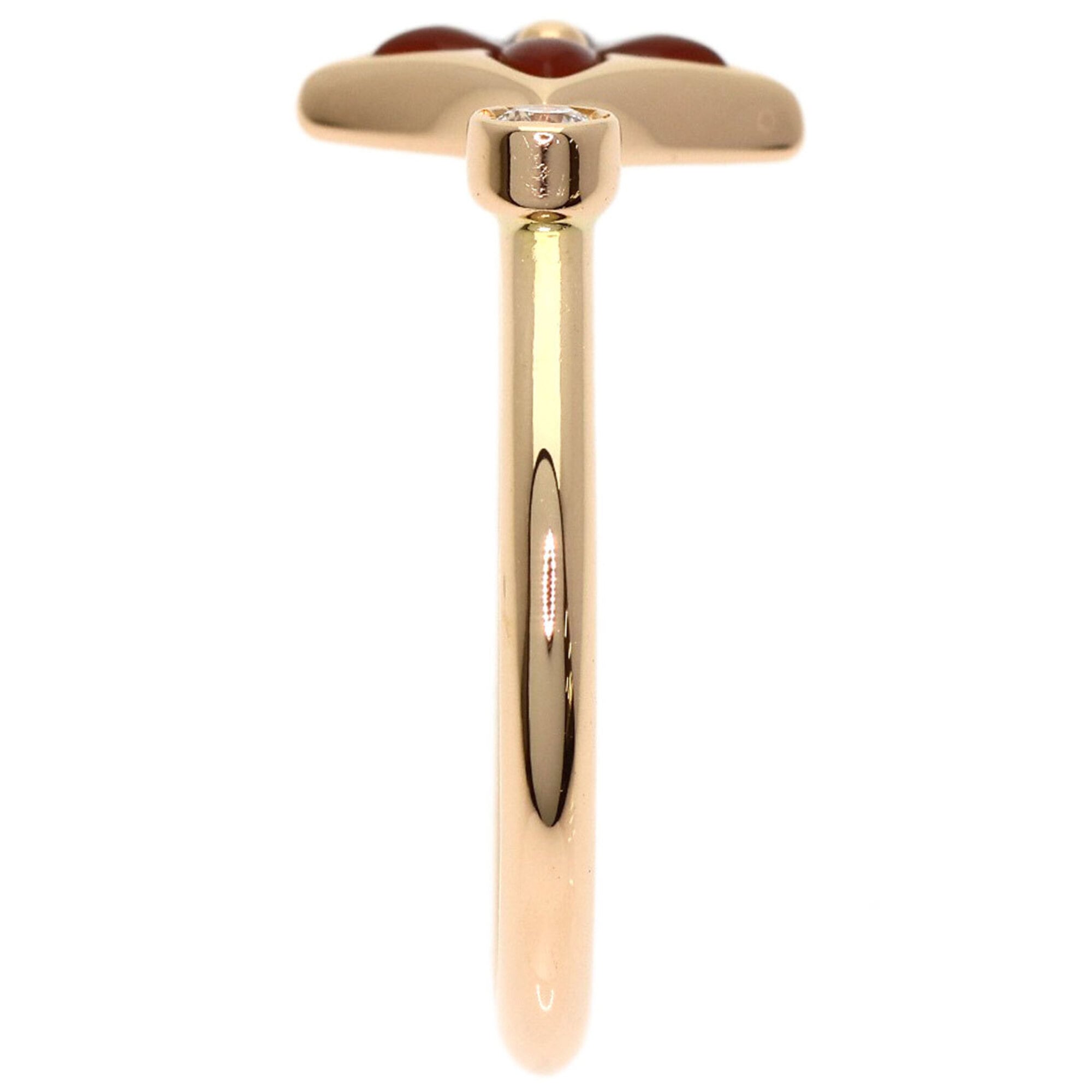 Louis Vuitton Pink Gold (18K) Band Ring (Pre-Owned)