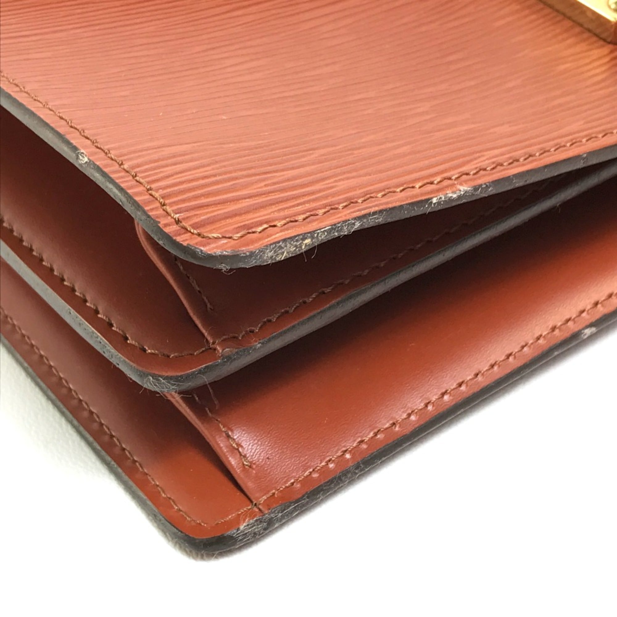 Louis Vuitton Brown Leather Handbag (Pre-Owned)