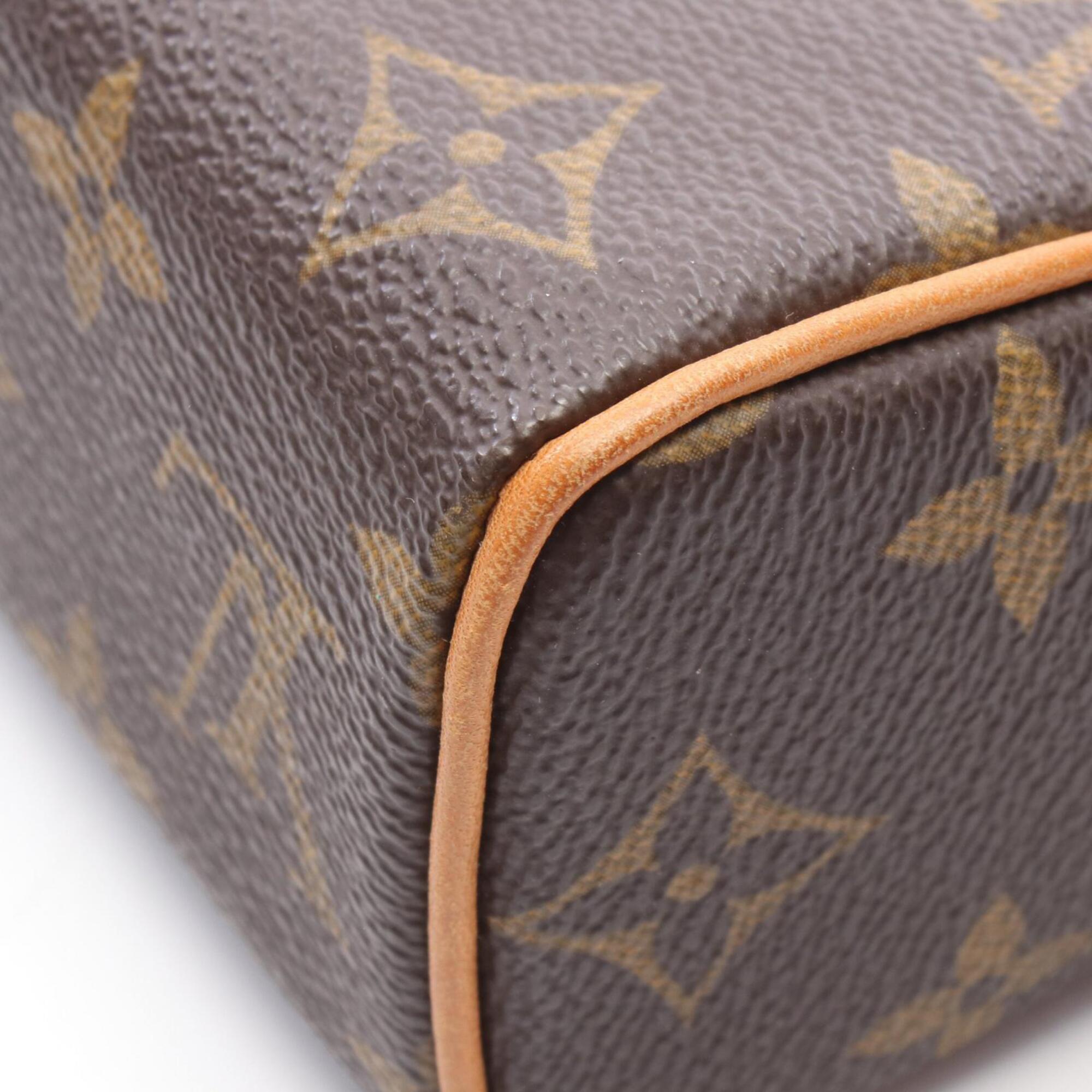 Louis Vuitton Brown Monogram Pvc Coated Canvas Leather Handbag (Pre-Owned)