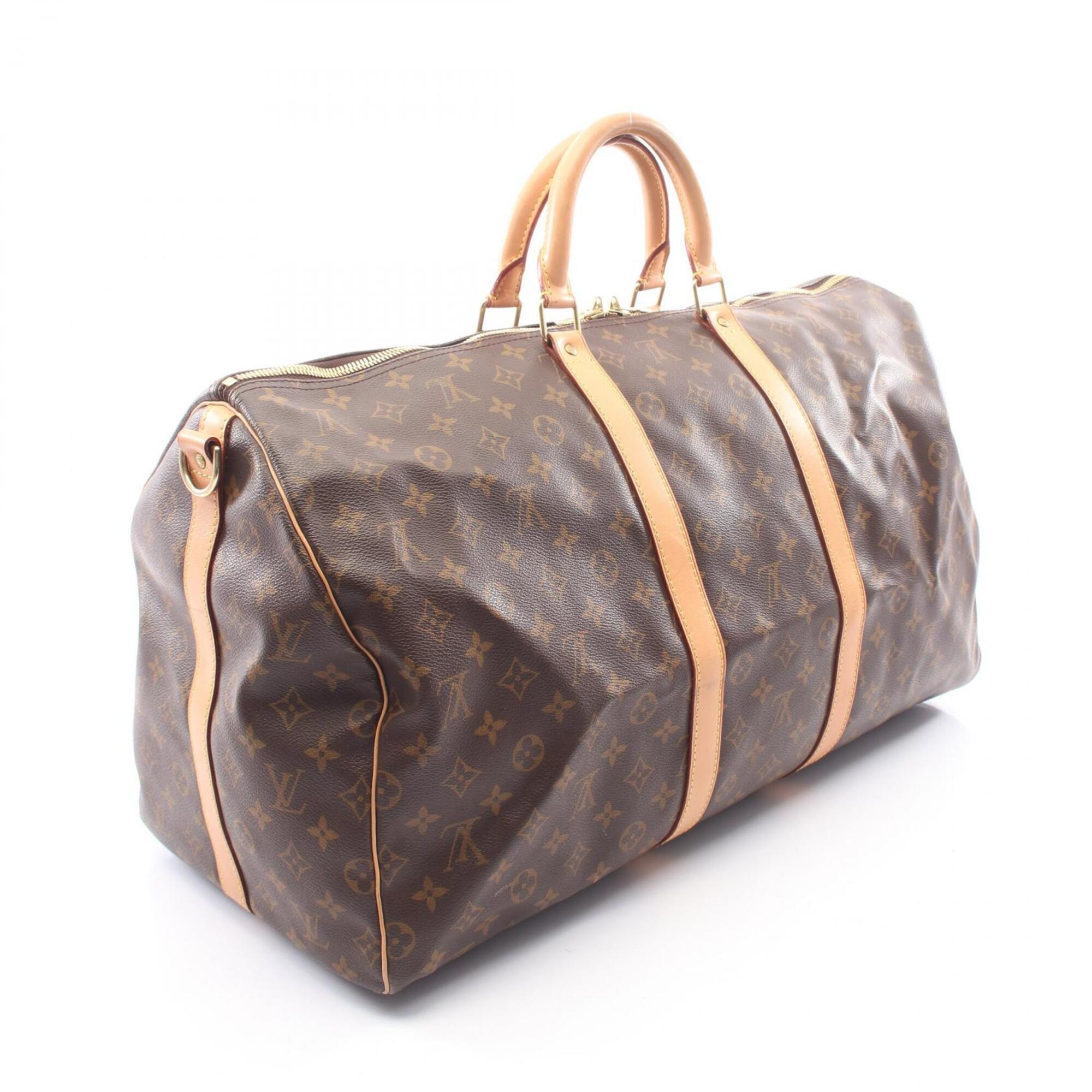 Louis Vuitton Brown Monogram Monogram Boston Bag Handbag (Pre-Owned)