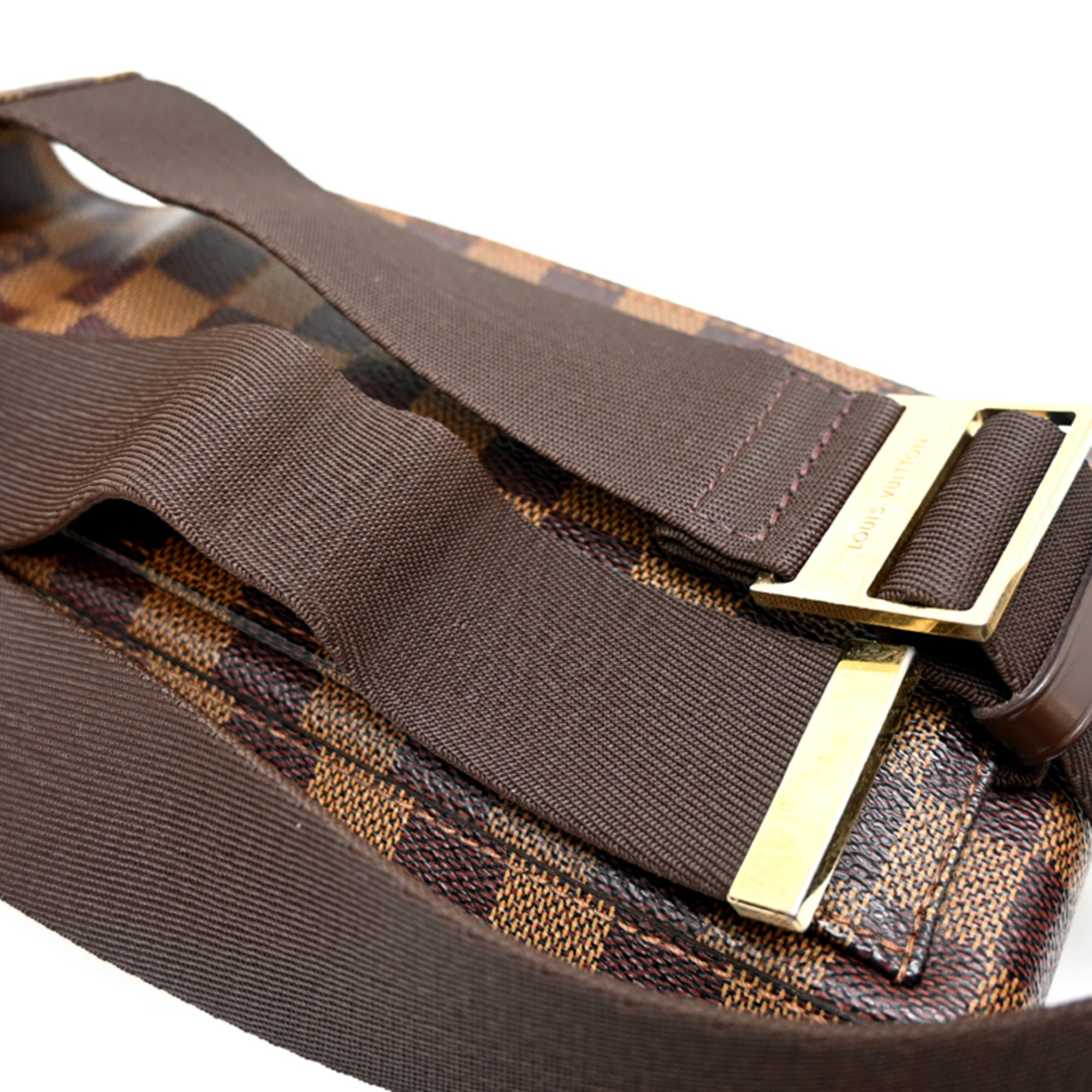 Louis Vuitton Brown Damier Canvas Sling Bag (Pre-Owned)