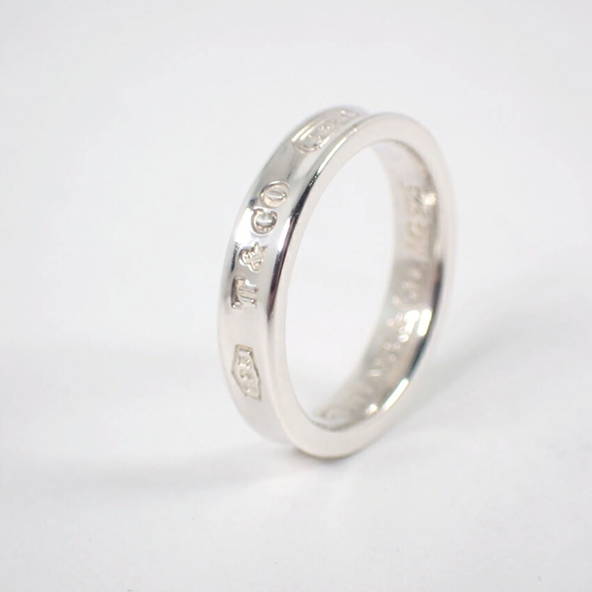 Tiffany Sterling Silver 925 Band Ring (Pre-Owned)