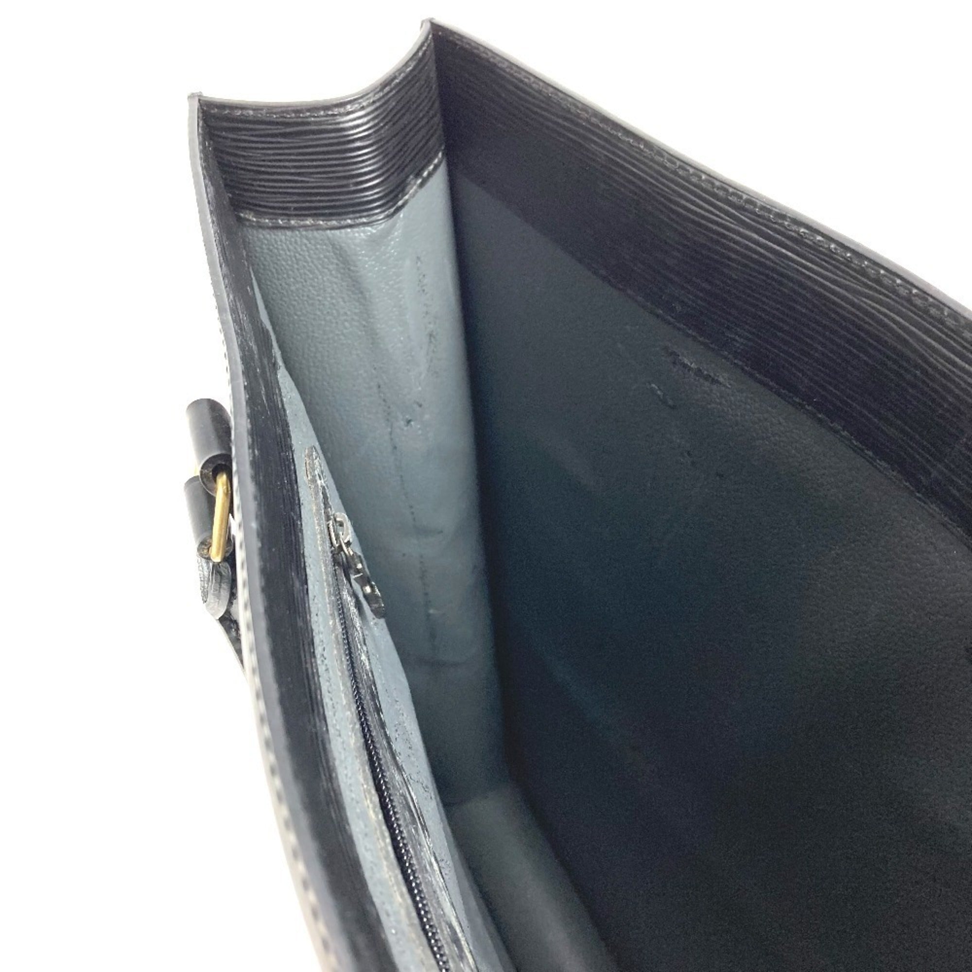 Louis Vuitton Black Epi Leather Handbag Tote Bag (Pre-Owned)