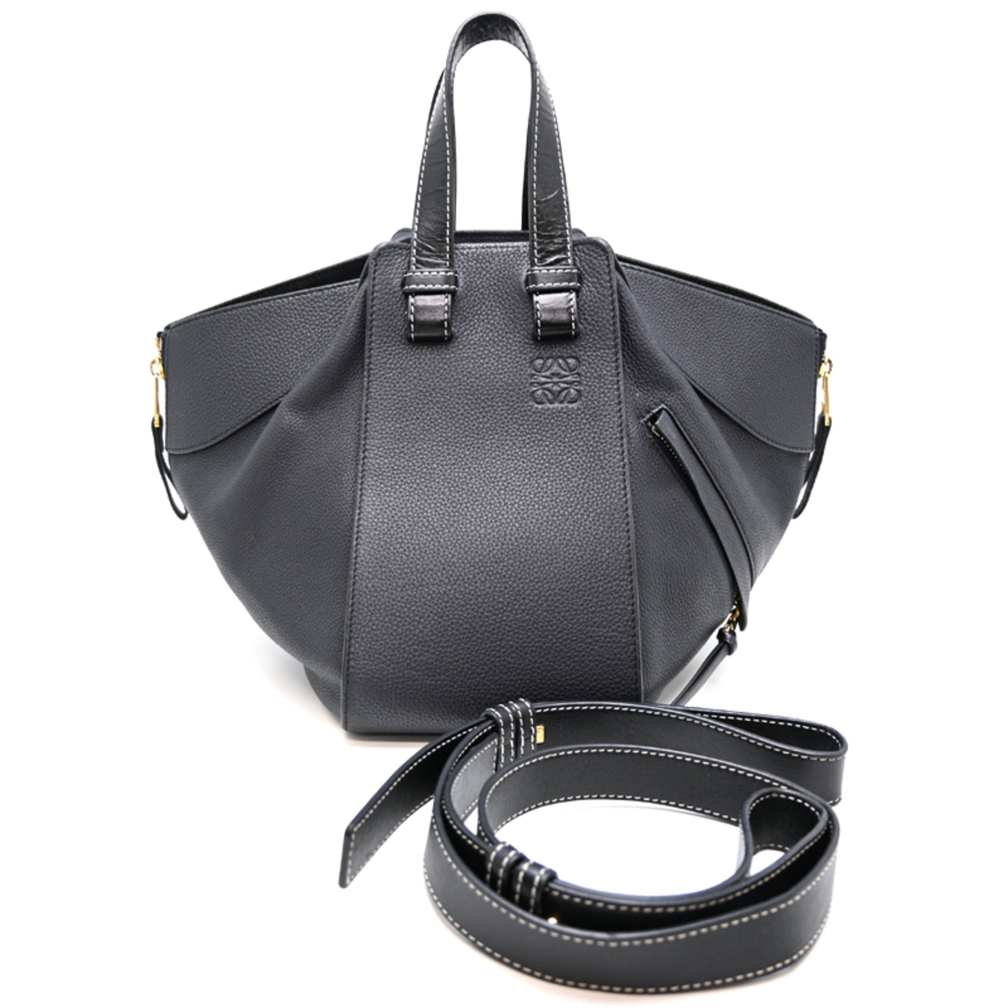 Loewe Black Leather Tote Bag (Pre-Owned)