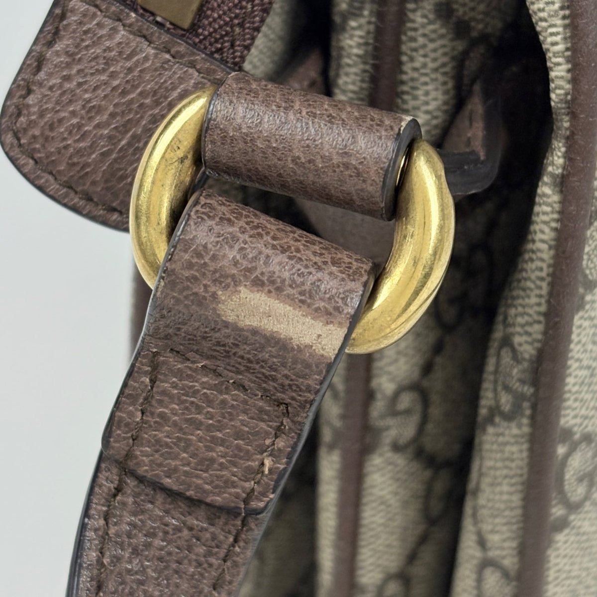 Gucci Brown Gg Supreme Shoulder Bag (Pre-Owned)