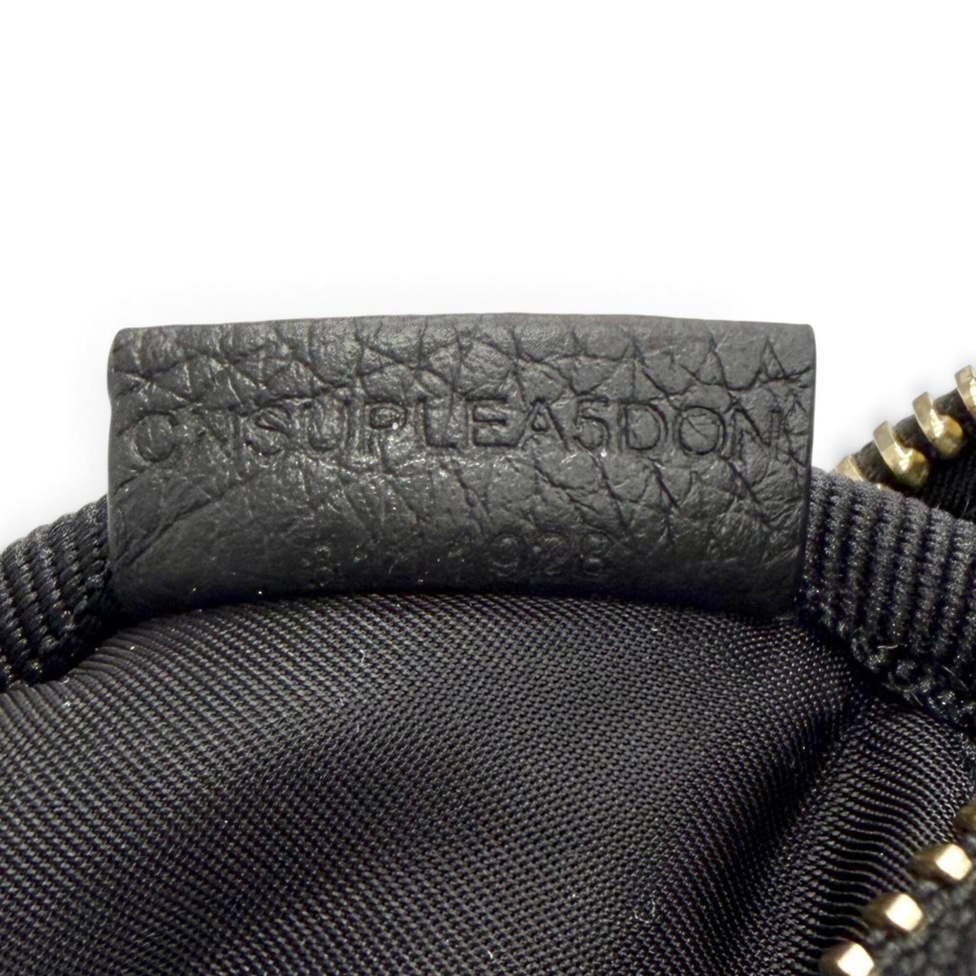 Burberry Black Nylon Leather Crossbody Bag Shoulder Bag (Pre-Owned)