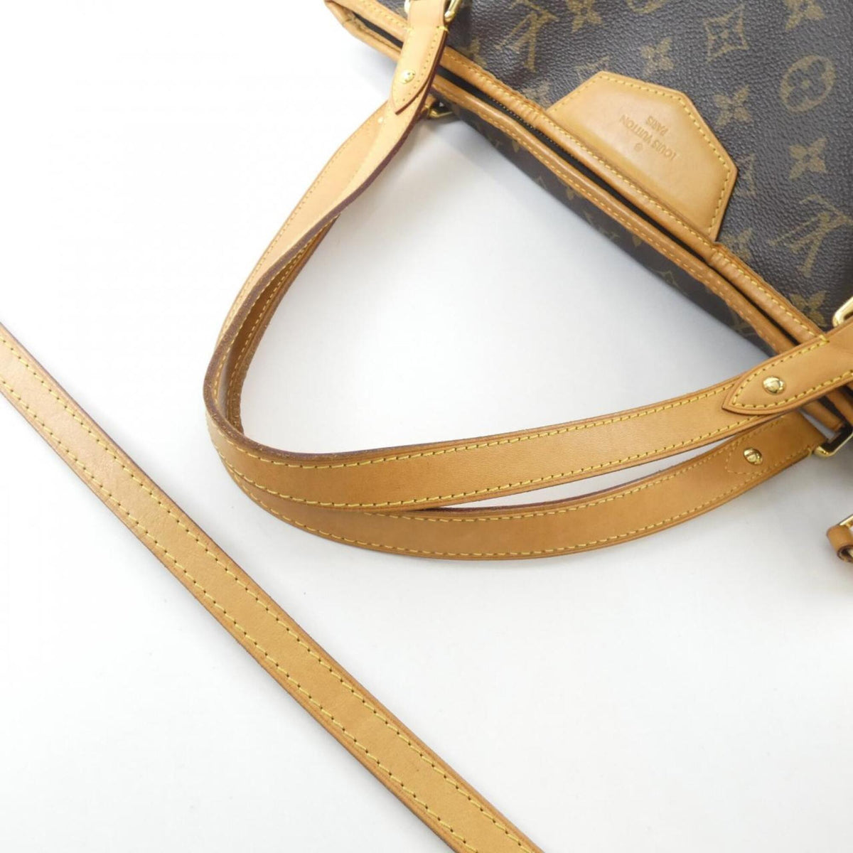 Louis Vuitton Marron Coated Canvas Handbag (Pre-Owned)