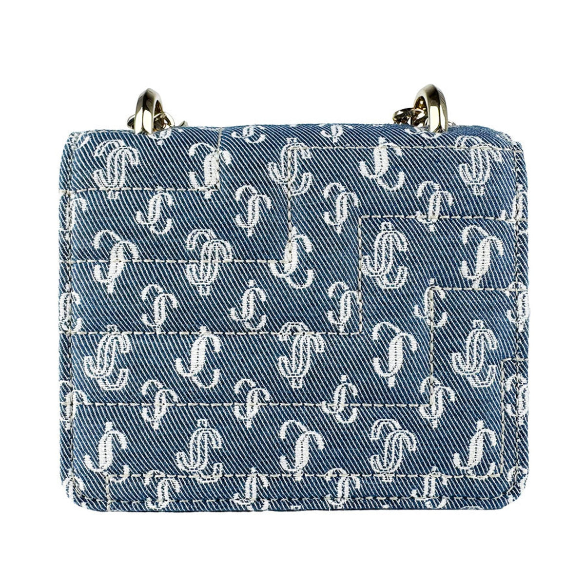 Jimmy Choo Blue Denim Shoulder Bag (Pre-Owned)