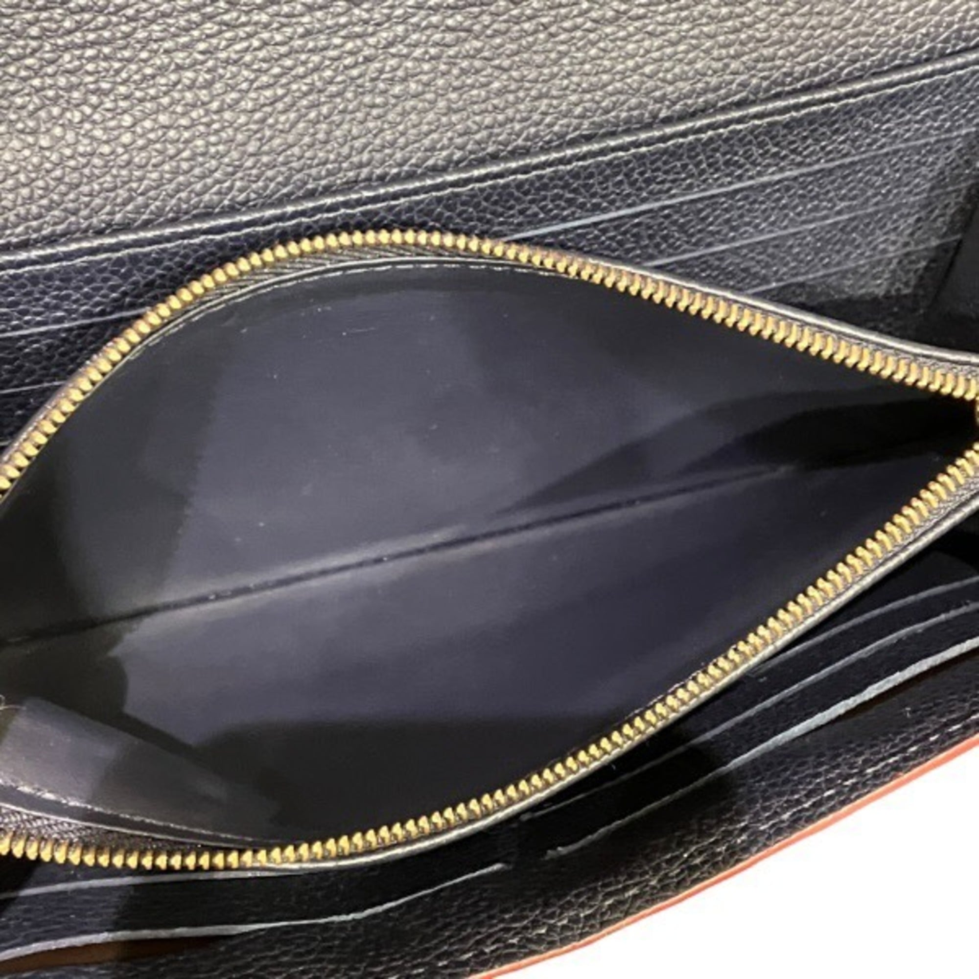 Louis Vuitton Monogram Empreinte Marine Rouge Rouge Monogram Empreinte Leather Long Wallet (Bi-Fold) (Pre-Owned)