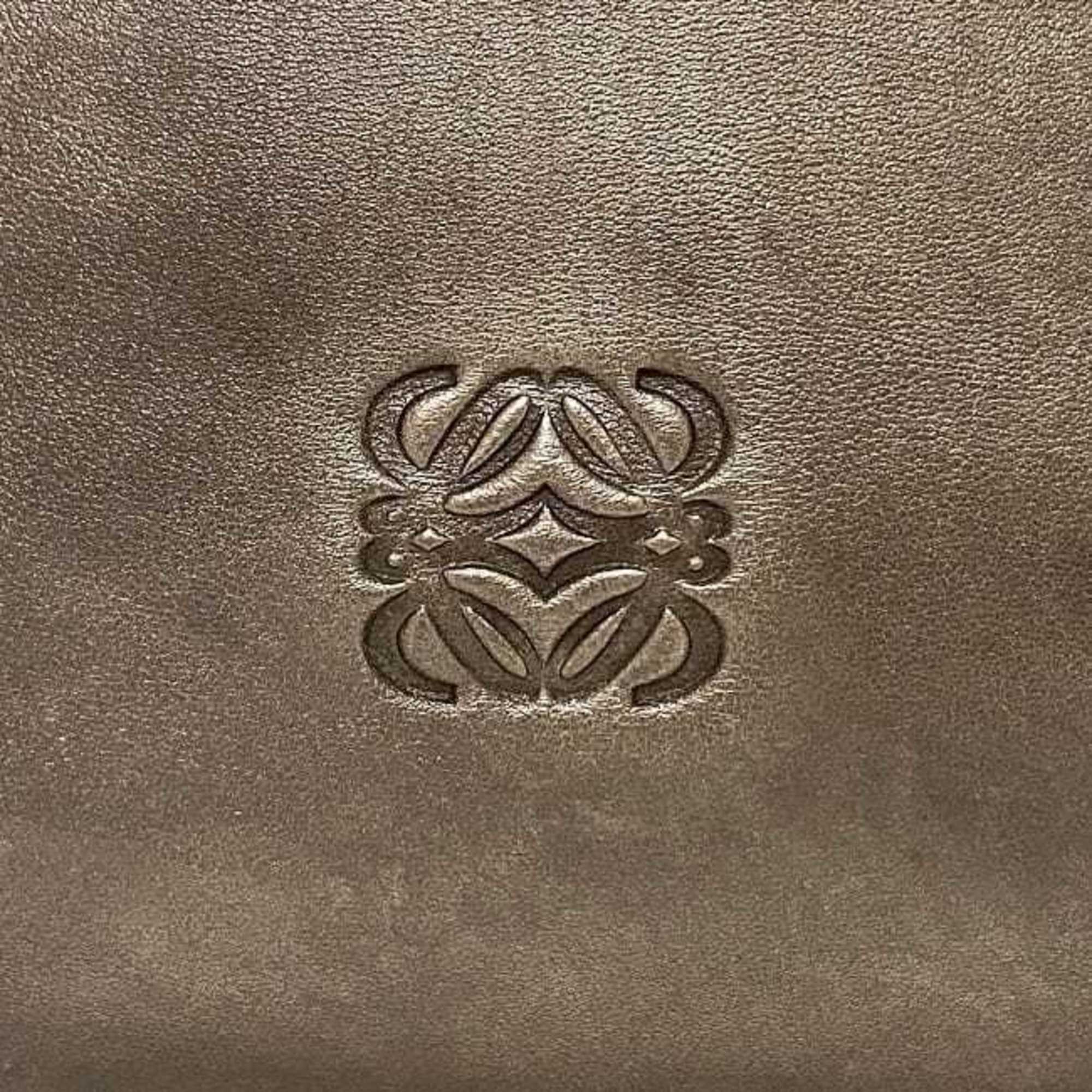 Loewe Brown Nappa Leather Leather Tote Bag (Pre-Owned)
