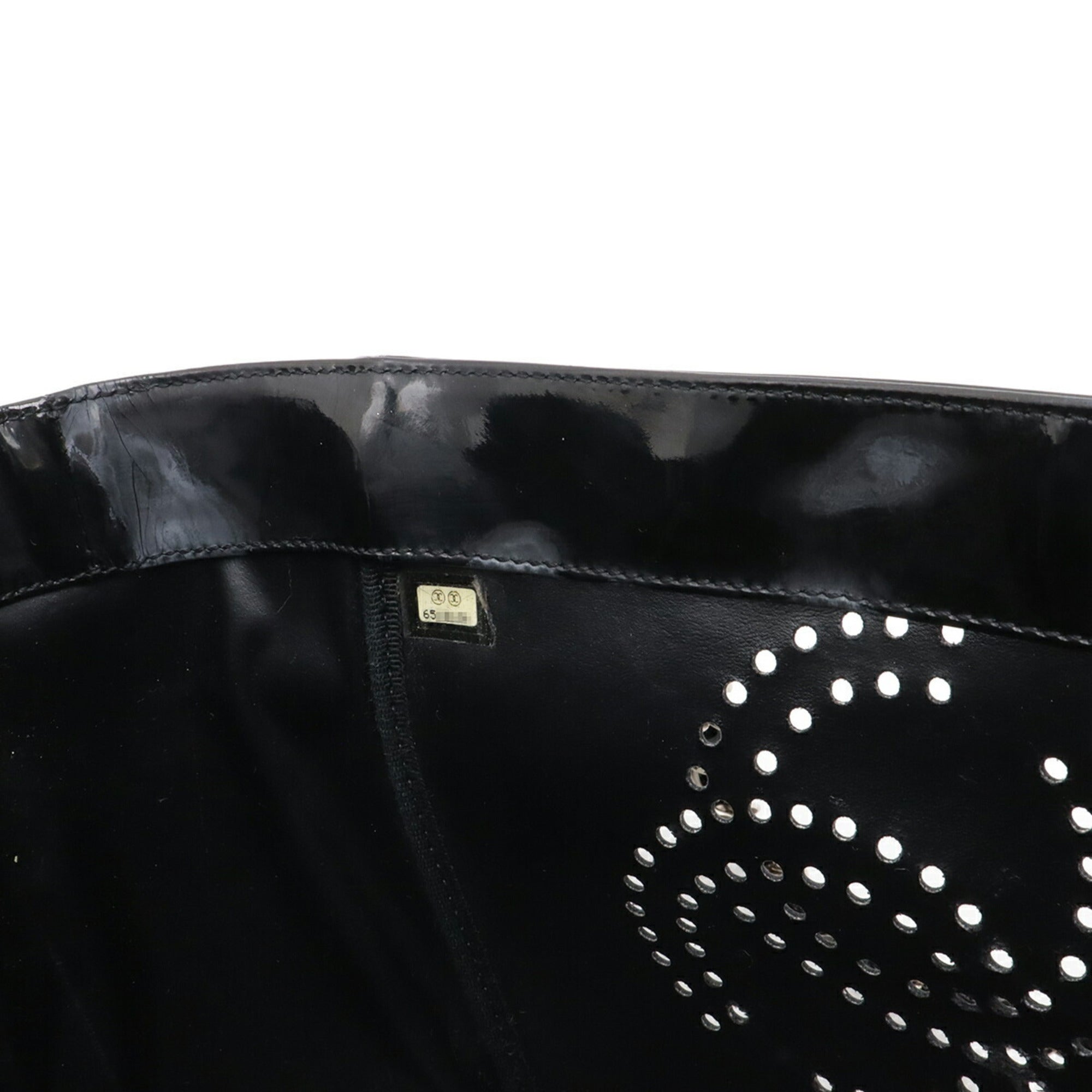 Chanel Black White Handbag Pouch Shoulder Bag Tote Bag (Pre-Owned)