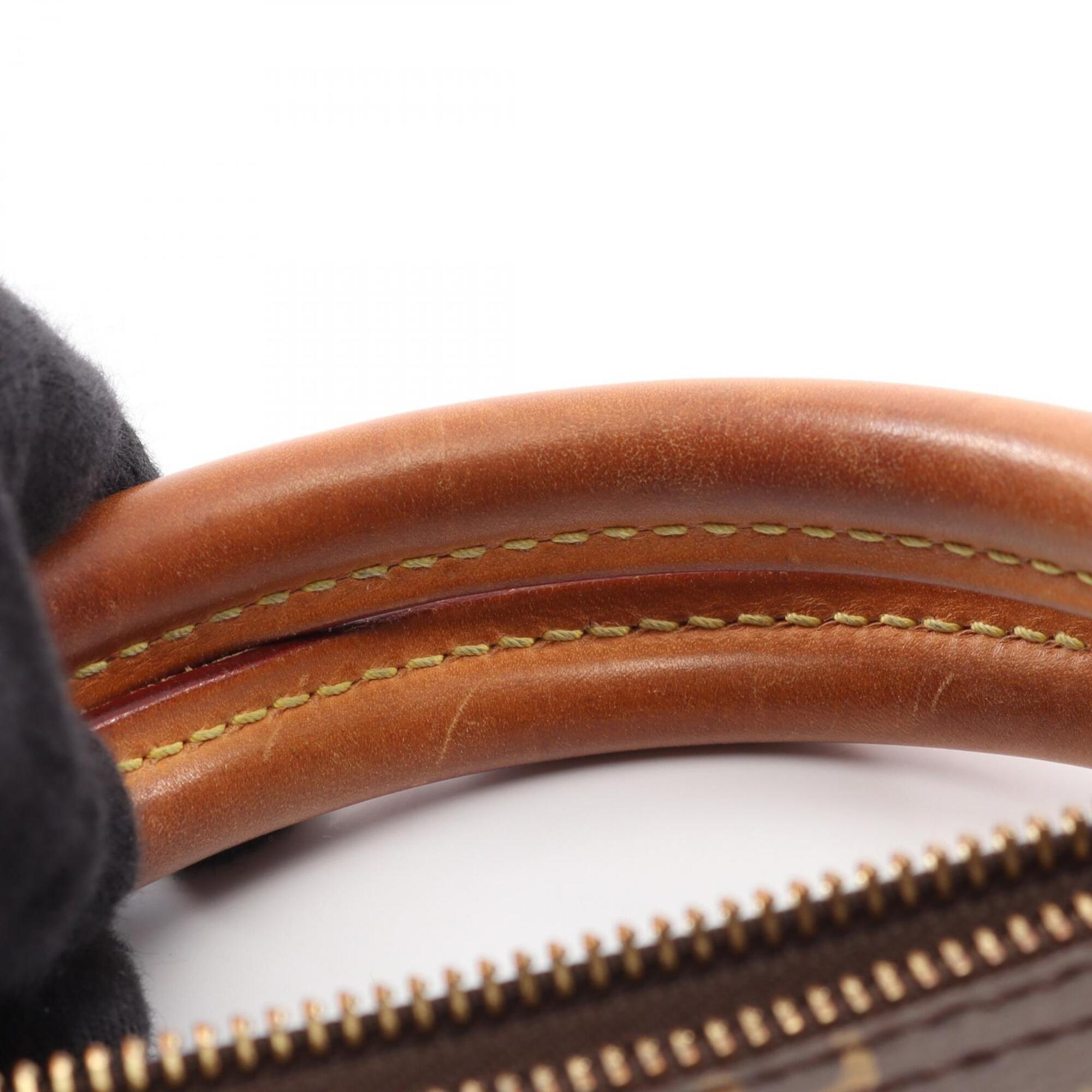 Louis Vuitton Brown Pvc Leather Handbag (Pre-Owned)