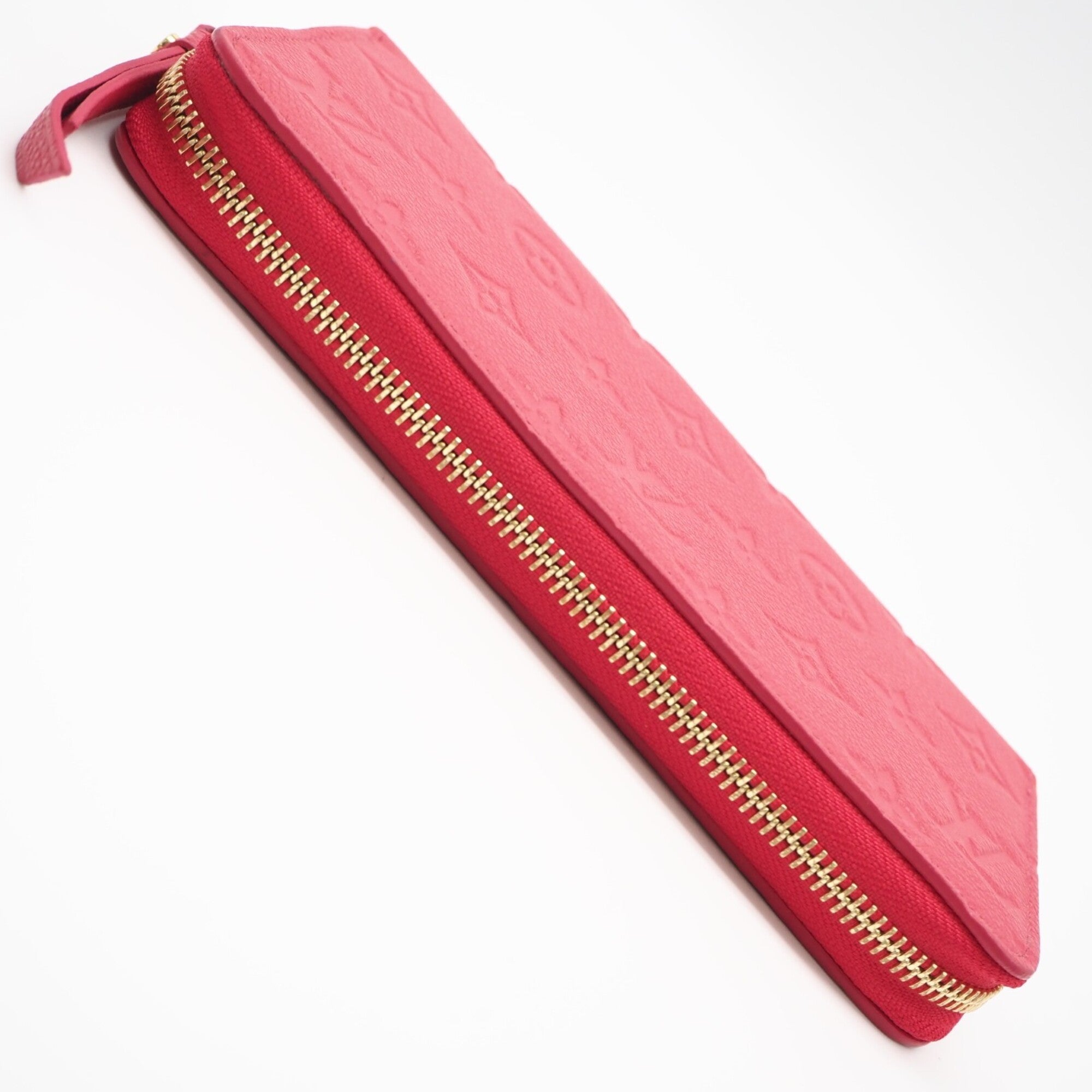 Louis Vuitton Monogram Empreinte Pink Leather Long Wallet (Bi-Fold) (Pre-Owned)