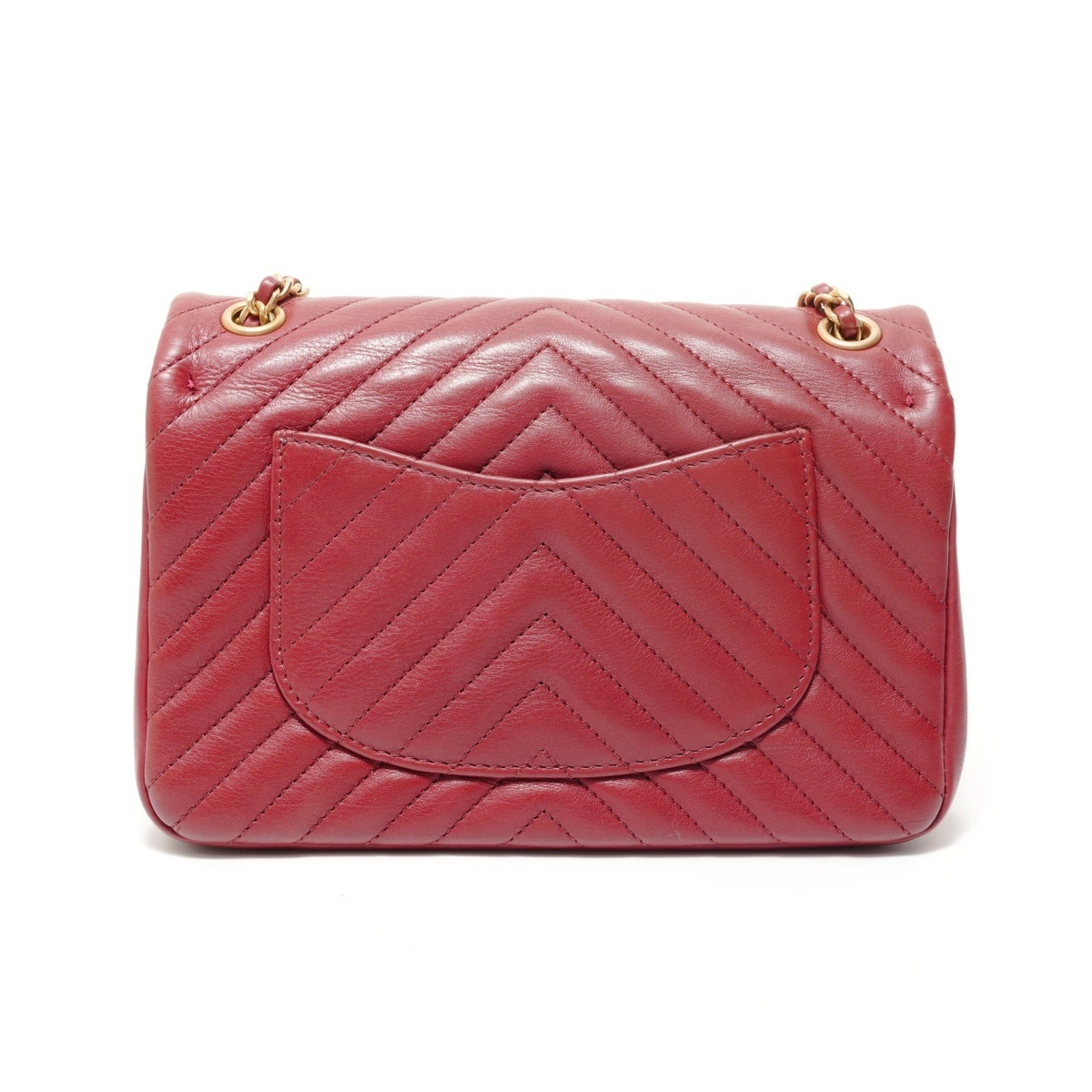 Chanel Red Color Shoulder Bag (Pre-Owned)