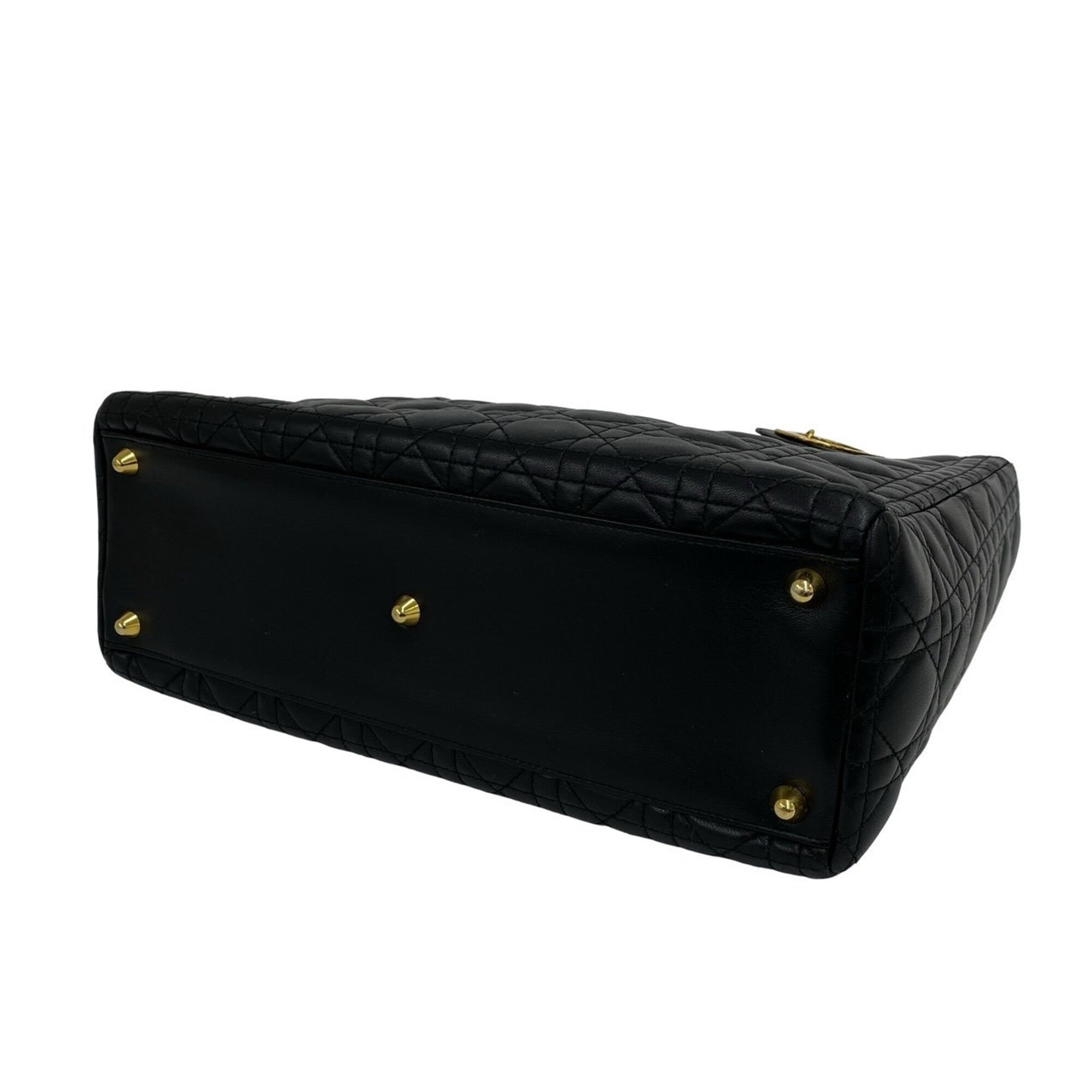 Christian Dior Black Leather Handbag (Pre-Owned)
