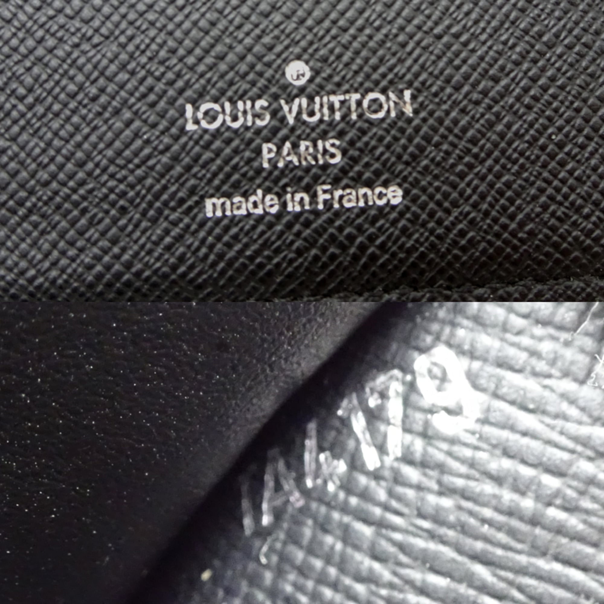 Louis Vuitton Black Noir Damier Graphite Wallet (Bi-Fold) (Pre-Owned)