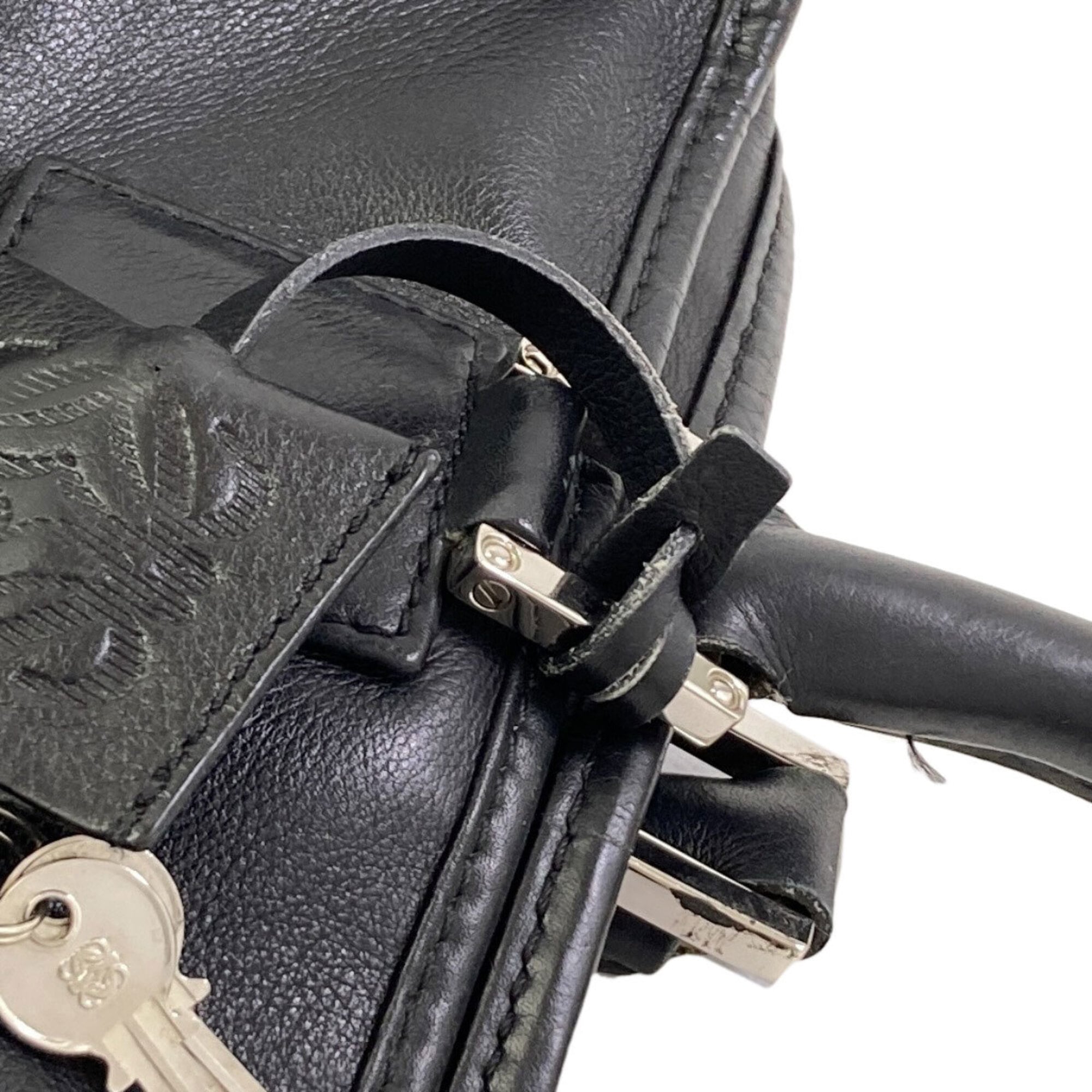 Loewe Black Leather Handbag (Pre-Owned)