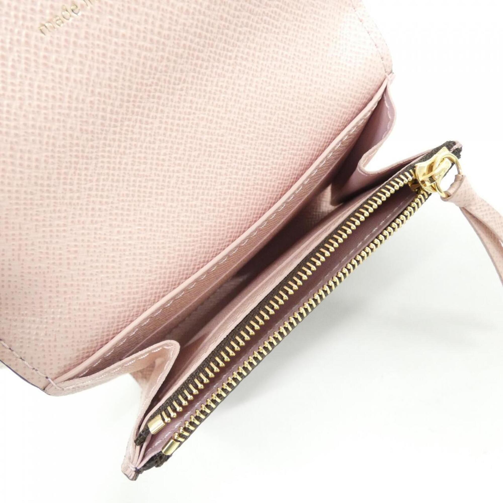 Louis Vuitton Marron Rose Ballerine Coated Canvas Coin Purse/Coin Case (Pre-Owned)