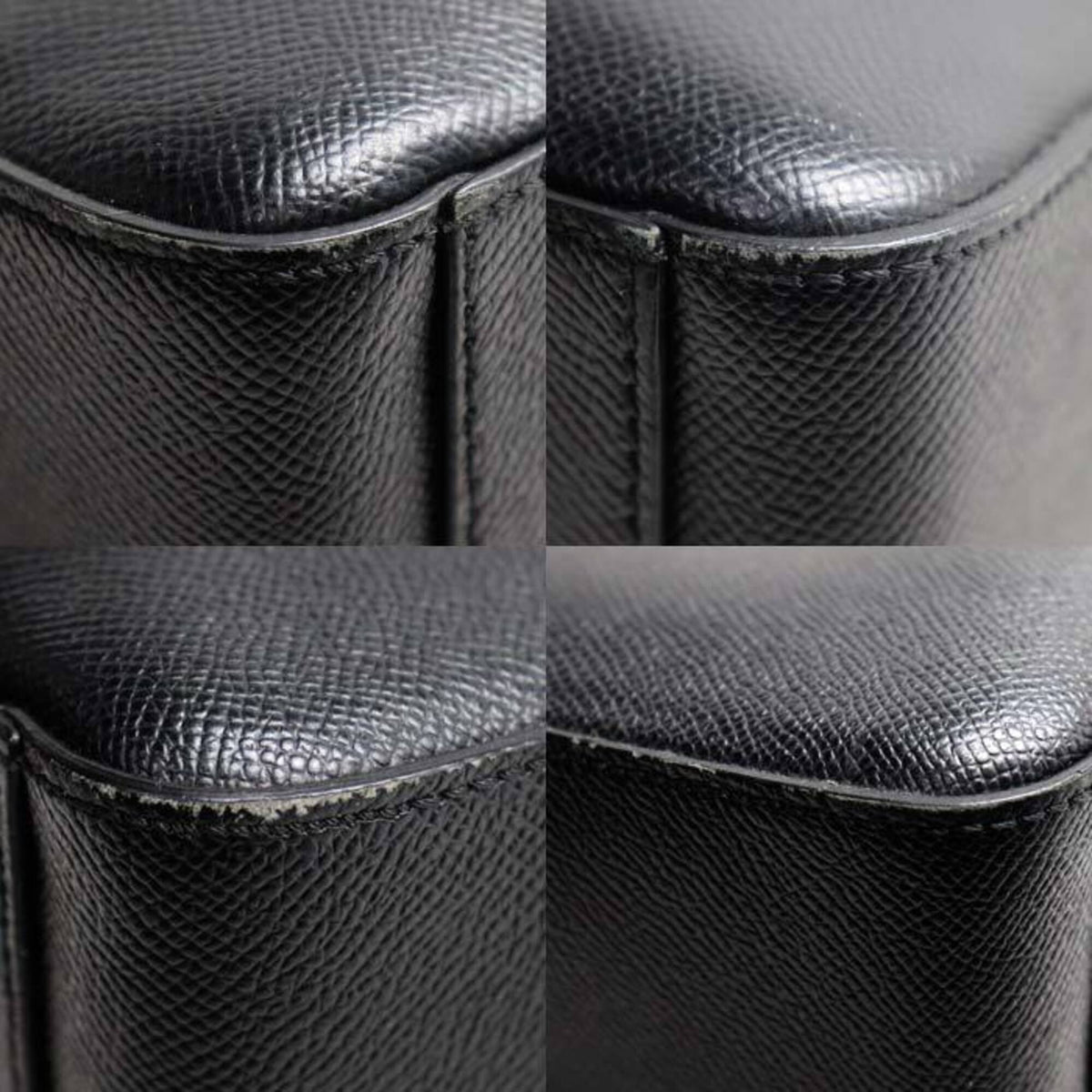 Burberry Black Leather Briefcase (Pre-Owned)