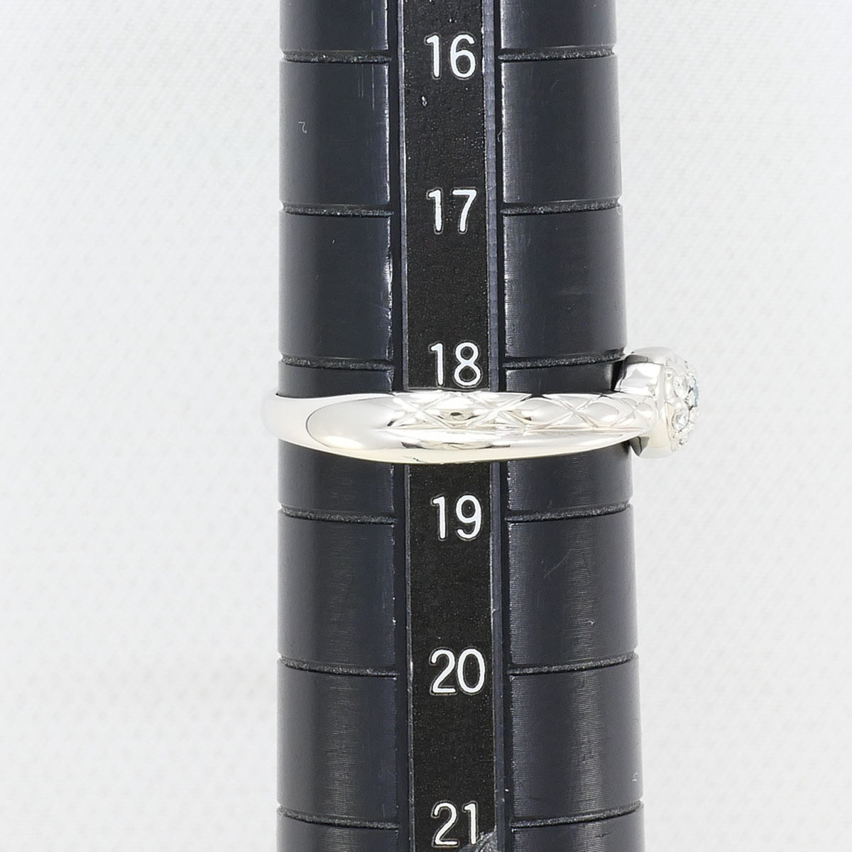 Unbranded Blue Platinum Platinum 900 Band Ring (Pre-Owned)