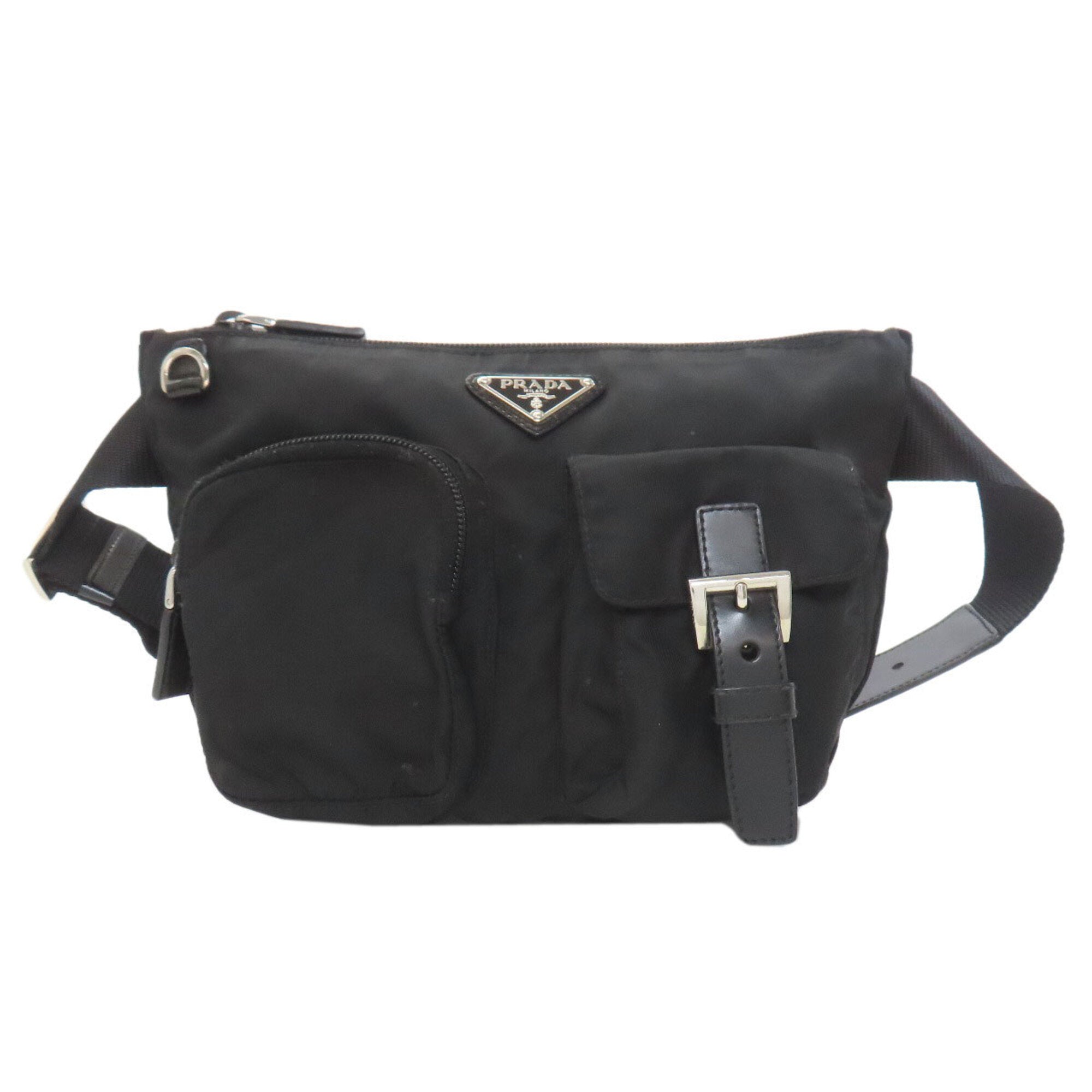 Prada Black Nylon Sling Bag (Pre-Owned)