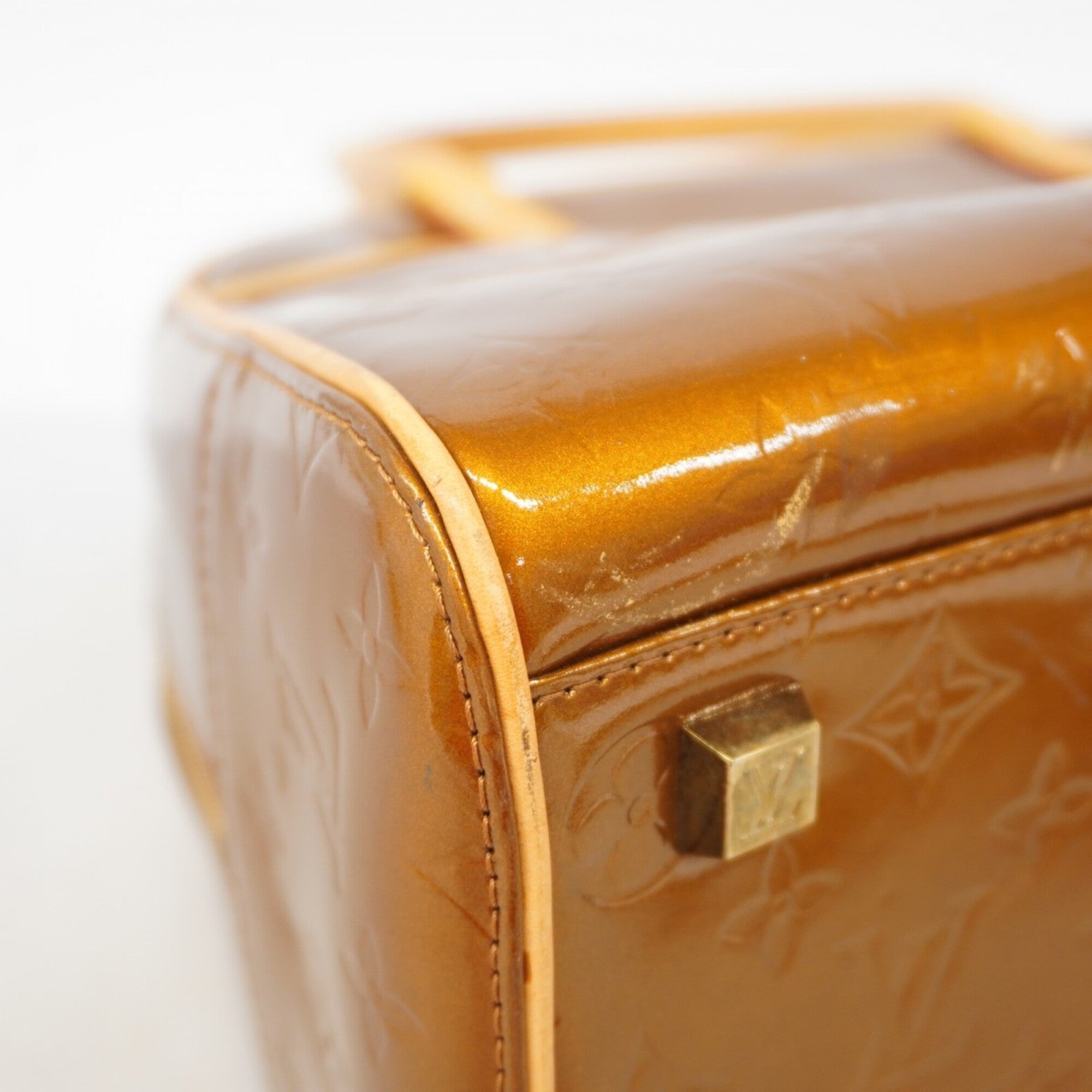 Louis Vuitton Bronze Handbag (Pre-Owned)
