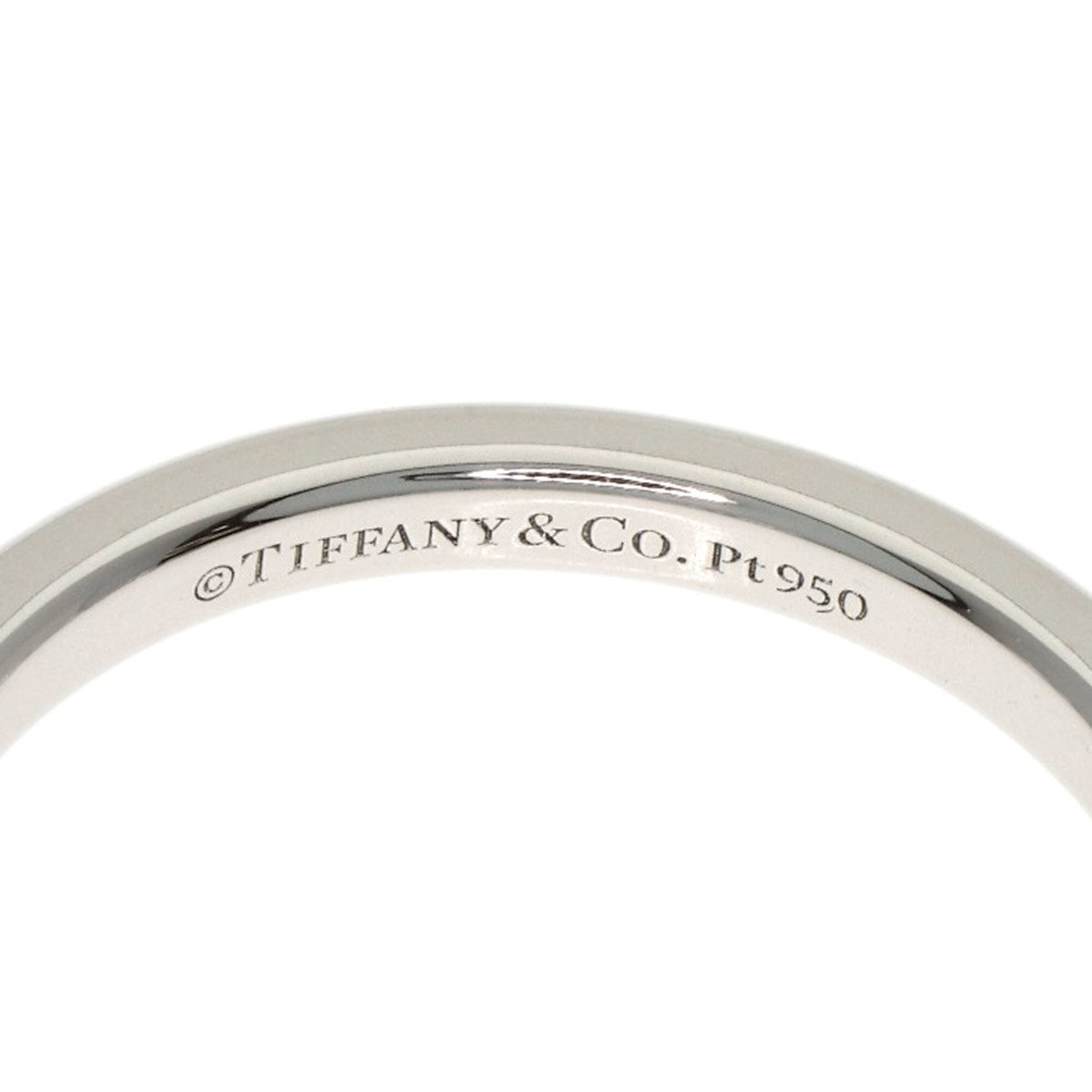 Tiffany Platinum 950 Band Ring (Pre-Owned)