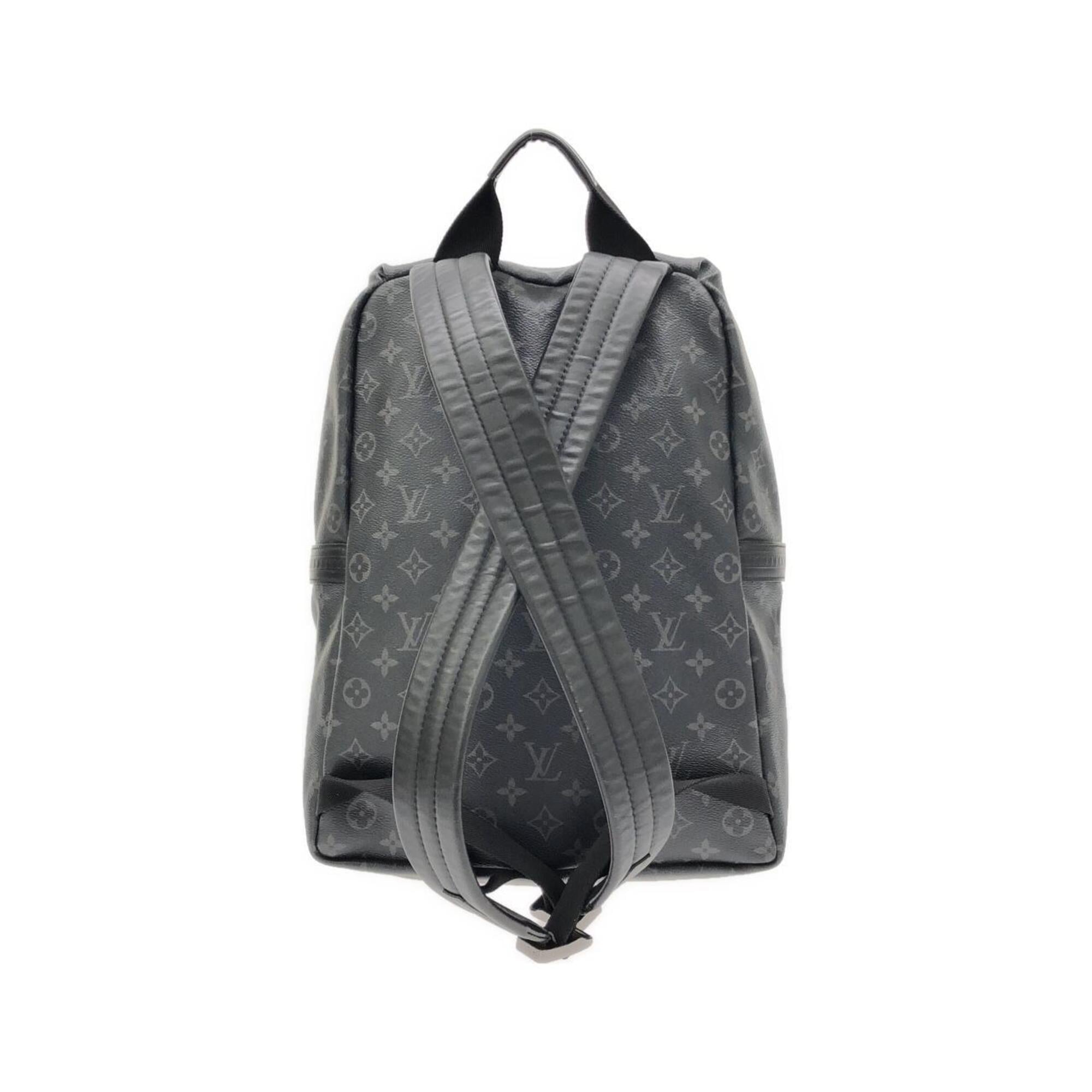Louis Vuitton Monogram Eclipse Black Coated Canvas Backpack (Pre-Owned)