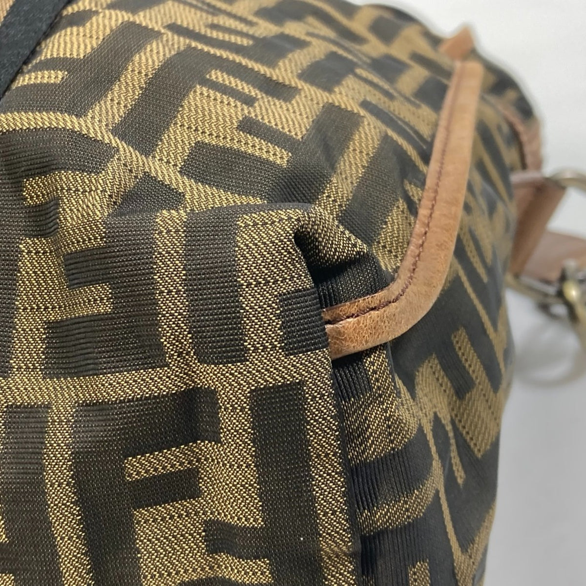 Fendi Brown Leather Tote Bag (Pre-Owned)