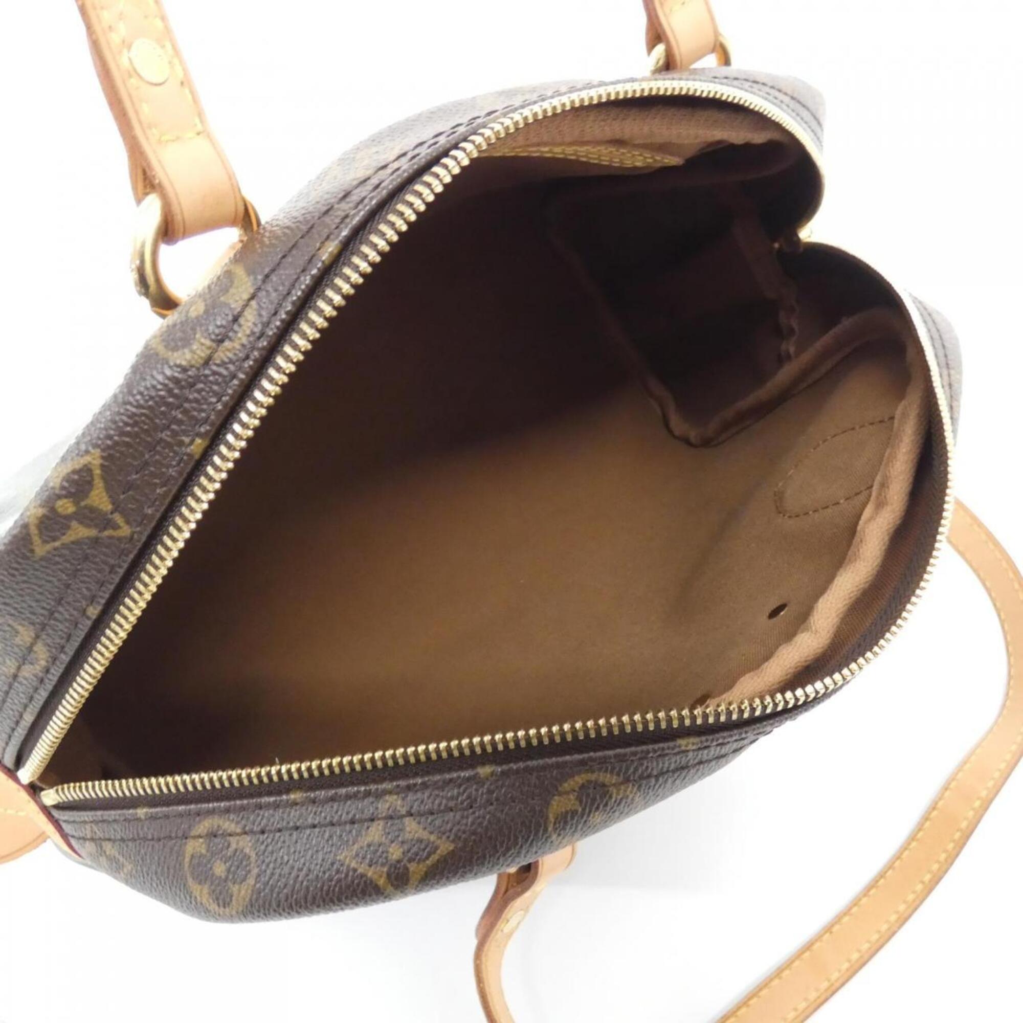 Louis Vuitton Monogram Marron Coated Canvas Shoulder Bag (Pre-Owned)