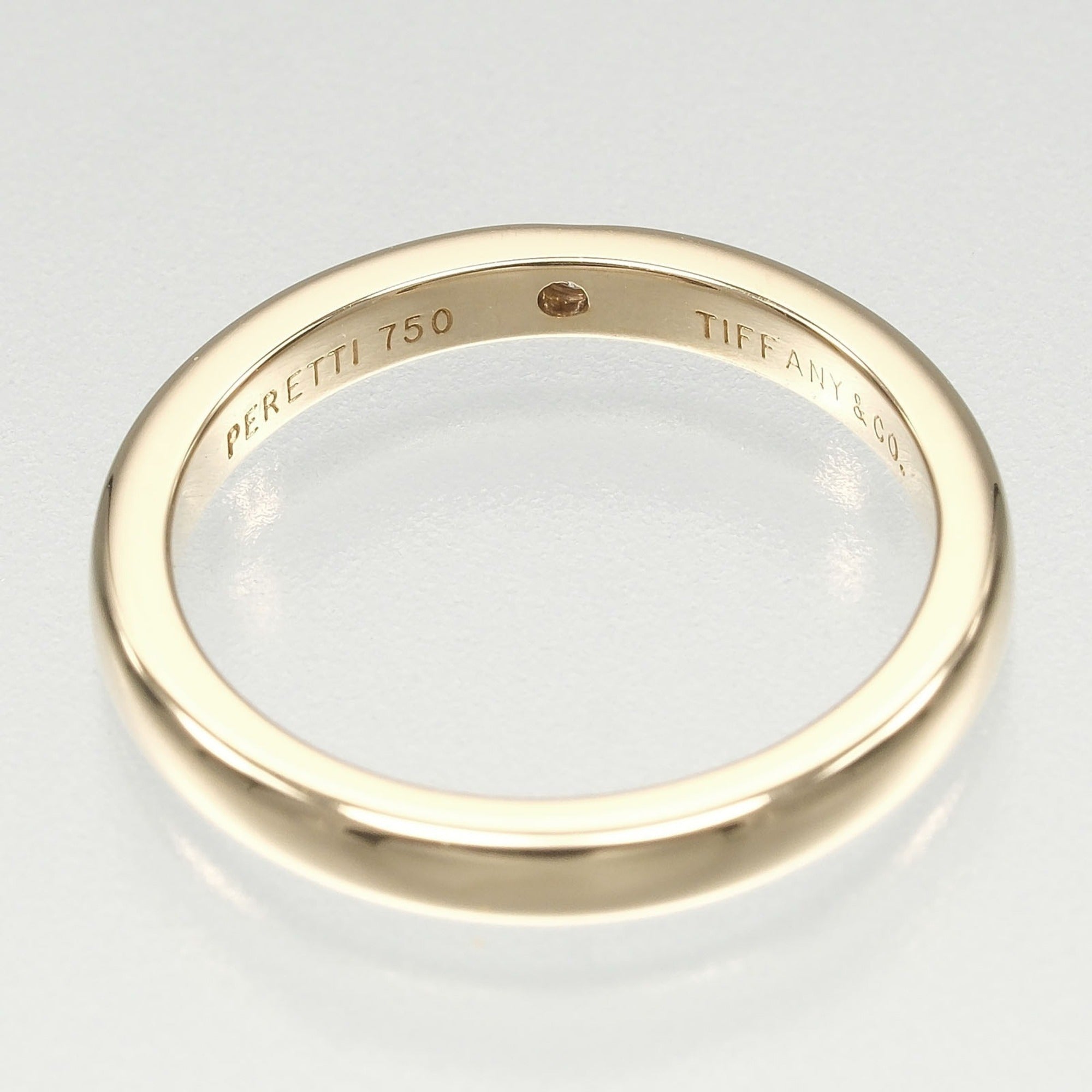 Tiffany Yellow Gold (18K) Band Ring (Pre-Owned)