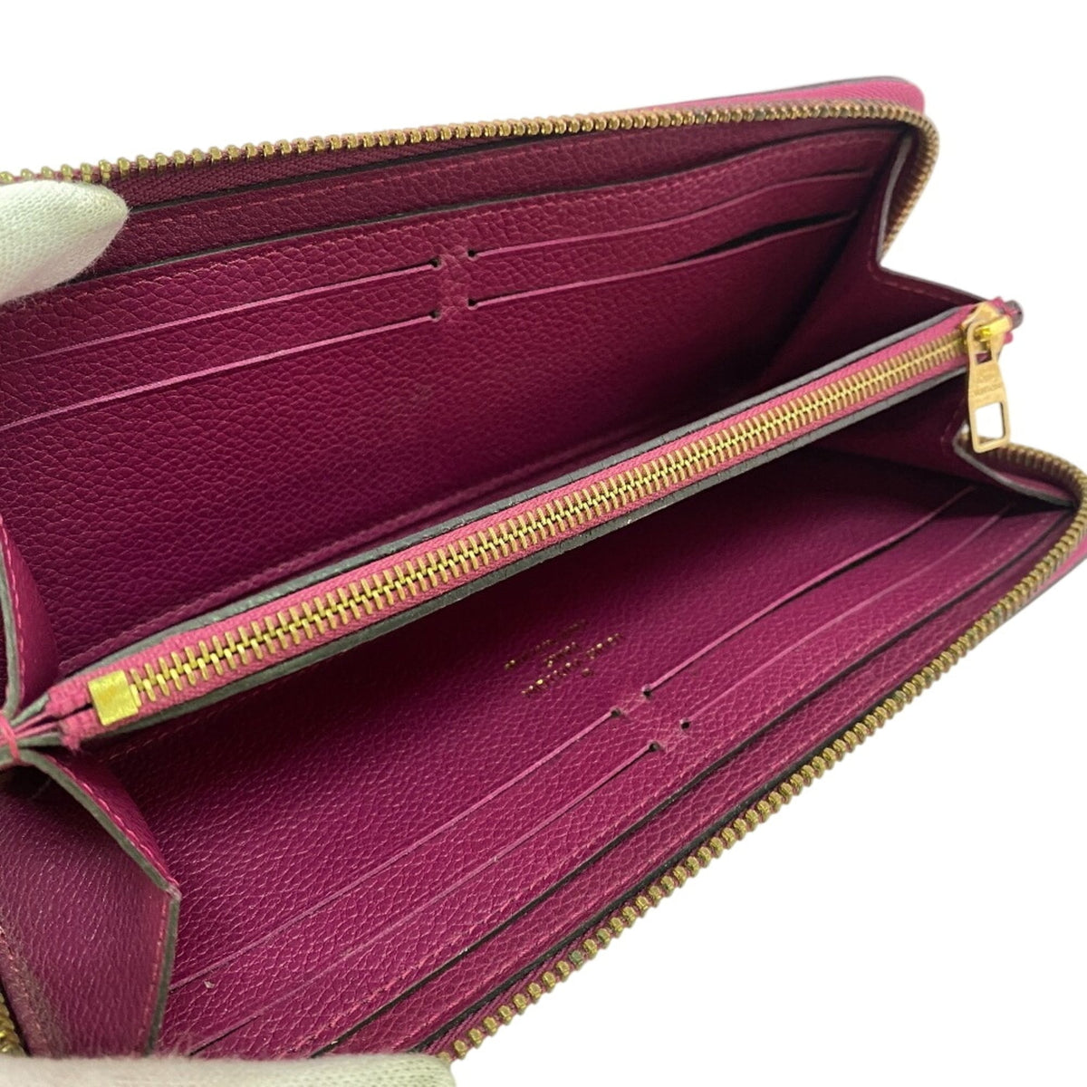 Louis Vuitton Purple Monogram Empreinte Long Wallet (Bi-Fold) (Pre-Owned)