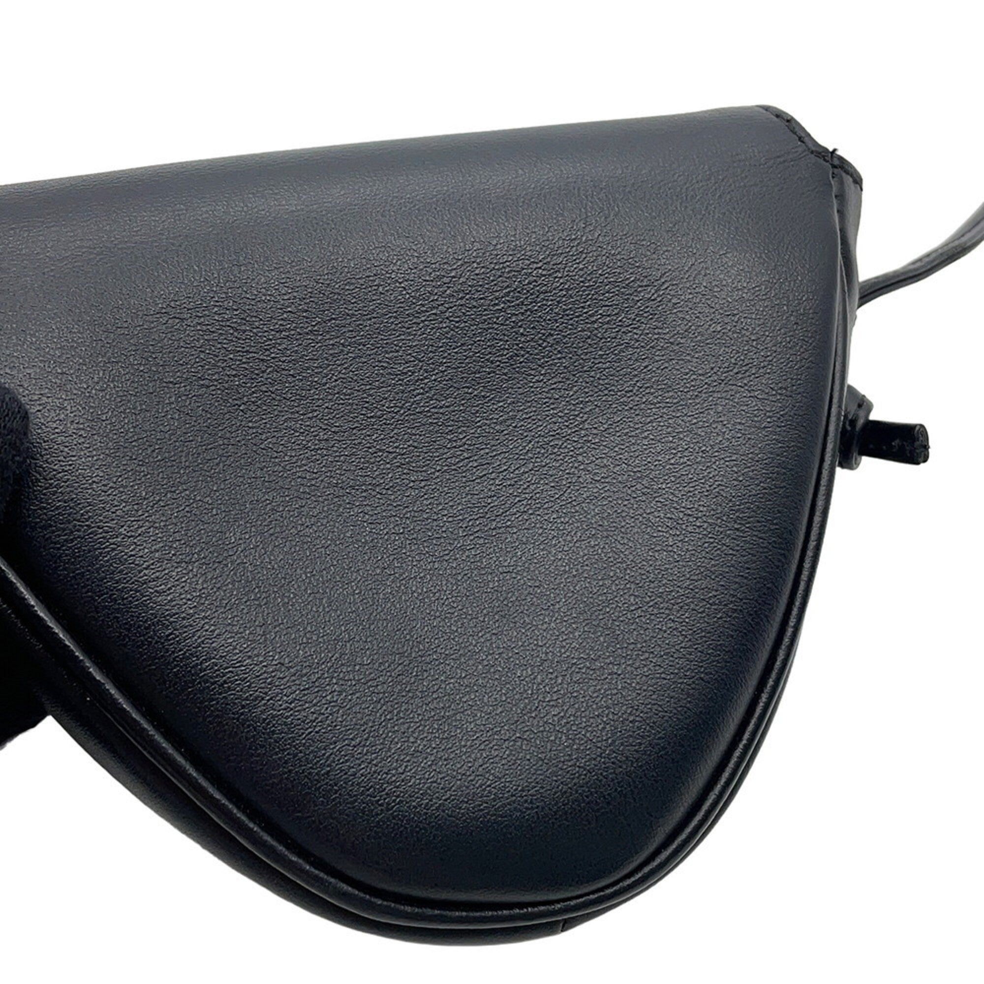 Celine Black Leather Handbag Pochette Shoulder Bag (Pre-Owned)