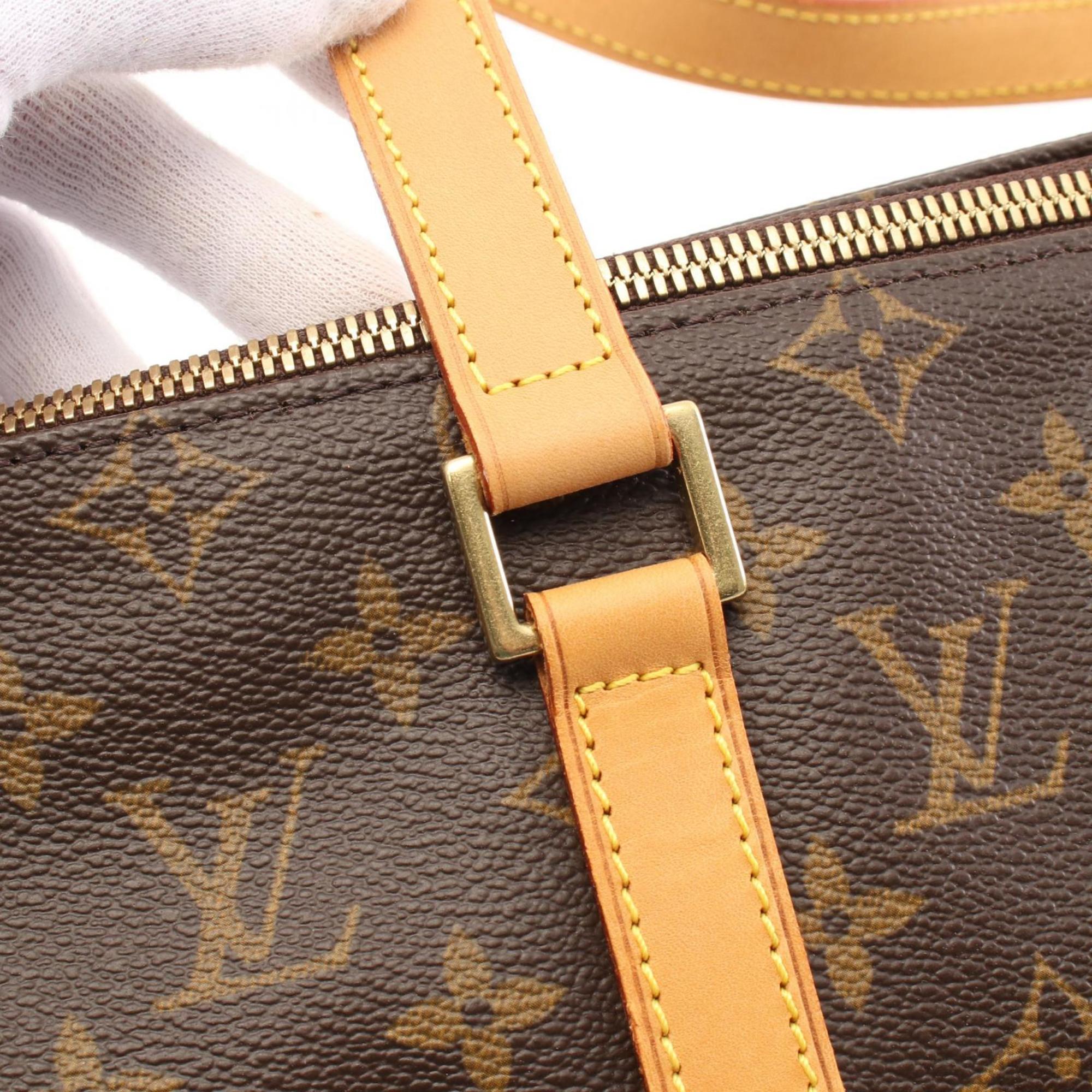 Louis Vuitton Brown Coated Canvas Monogram Pvc Leather Tote Bag (Pre-Owned)