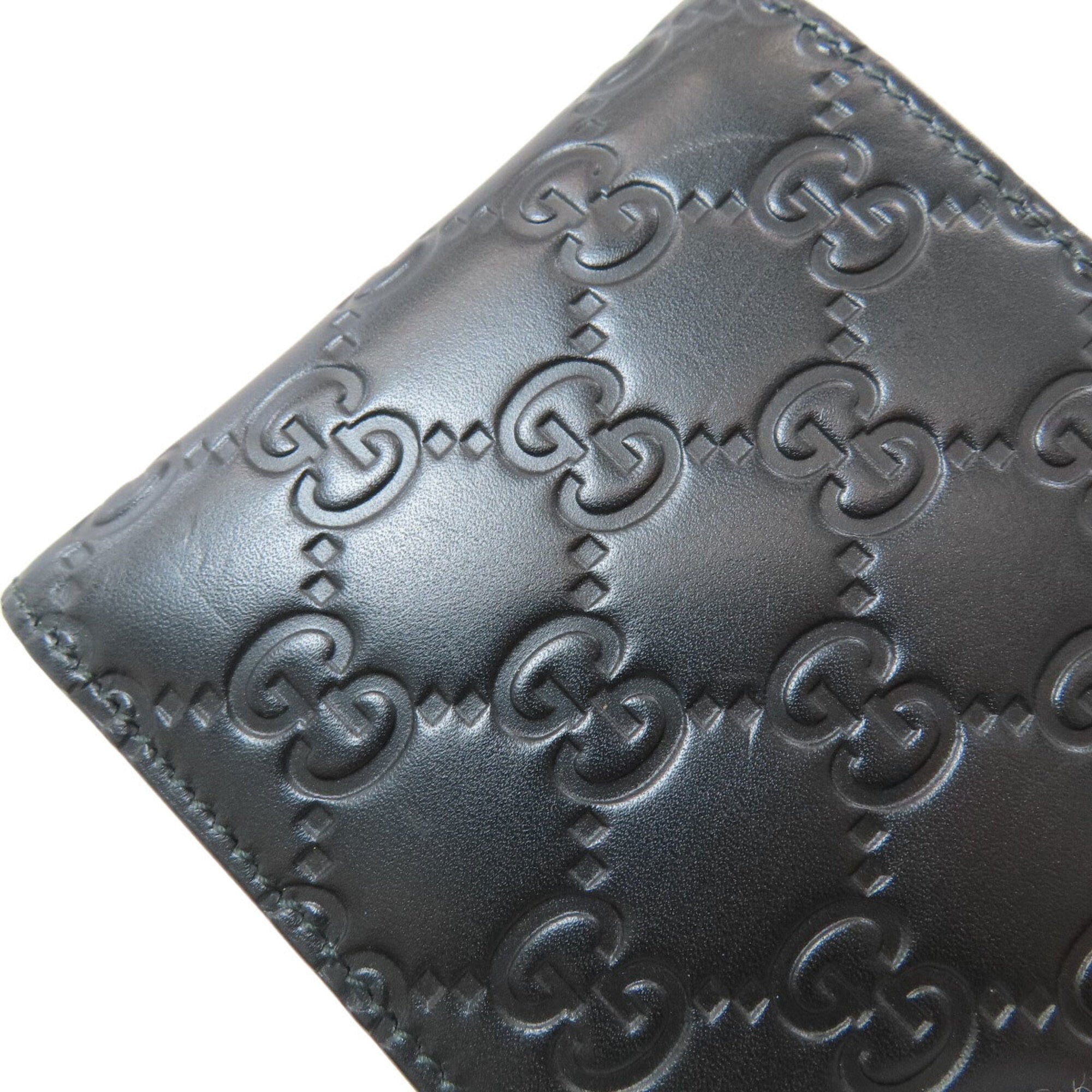 Gucci Black Leather Wallet (Bi-Fold) (Pre-Owned)