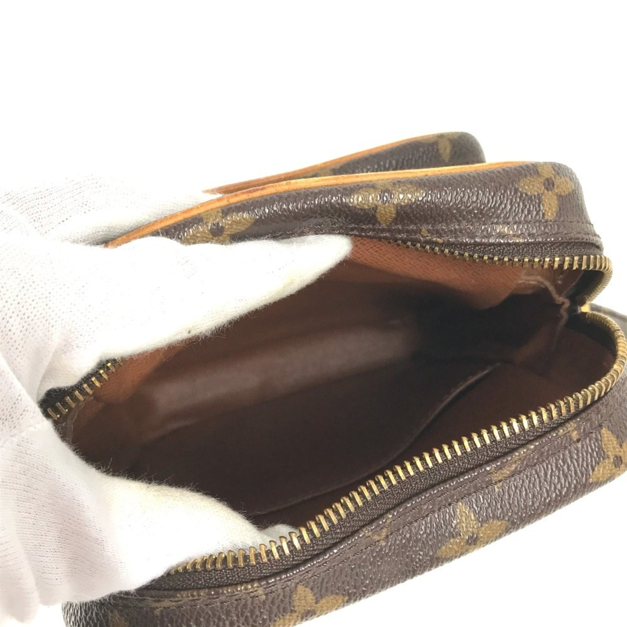 Louis Vuitton Monogram Brown Monogram Pochette Shoulder Bag (Pre-Owned)