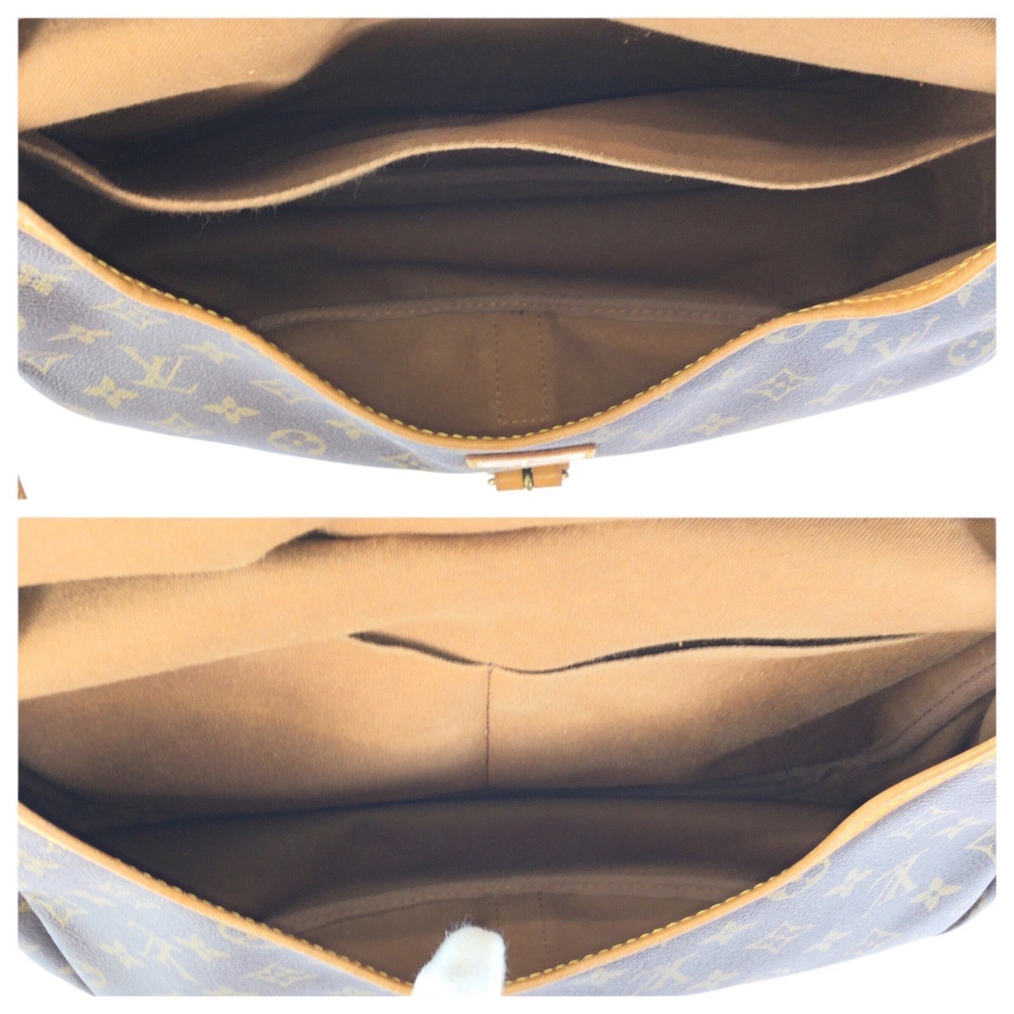 Louis Vuitton Brown Pvc Leather Shoulder Bag (Pre-Owned)