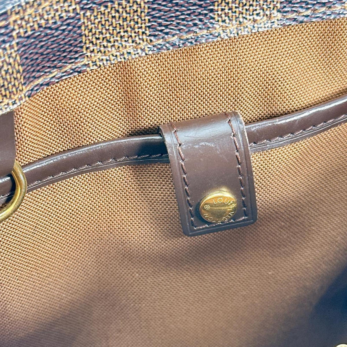 Louis Vuitton Damier Brown Damier Canvas Damier Canvas Handbag (Pre-Owned)