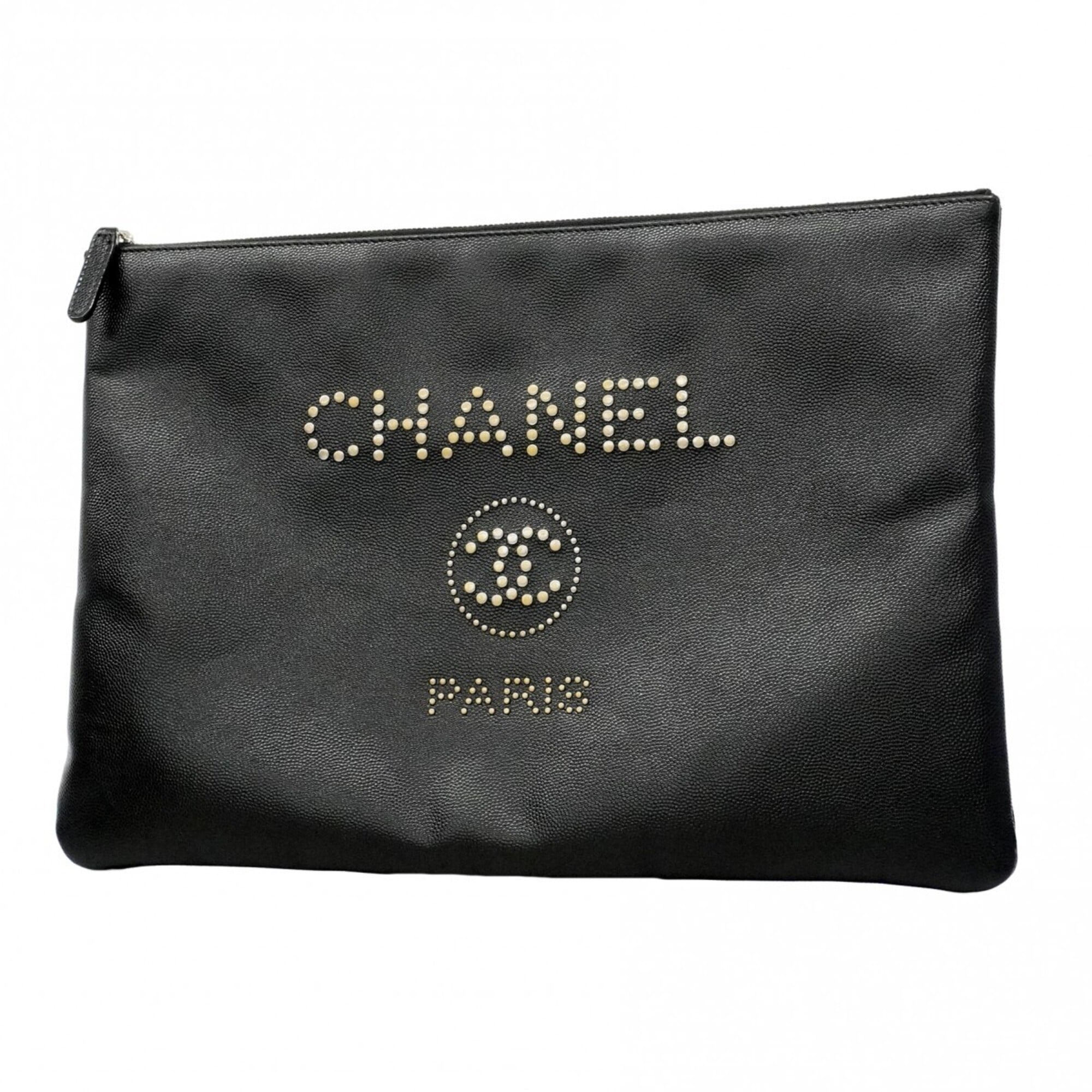 Chanel Black Clutch Bag (Pre-Owned)