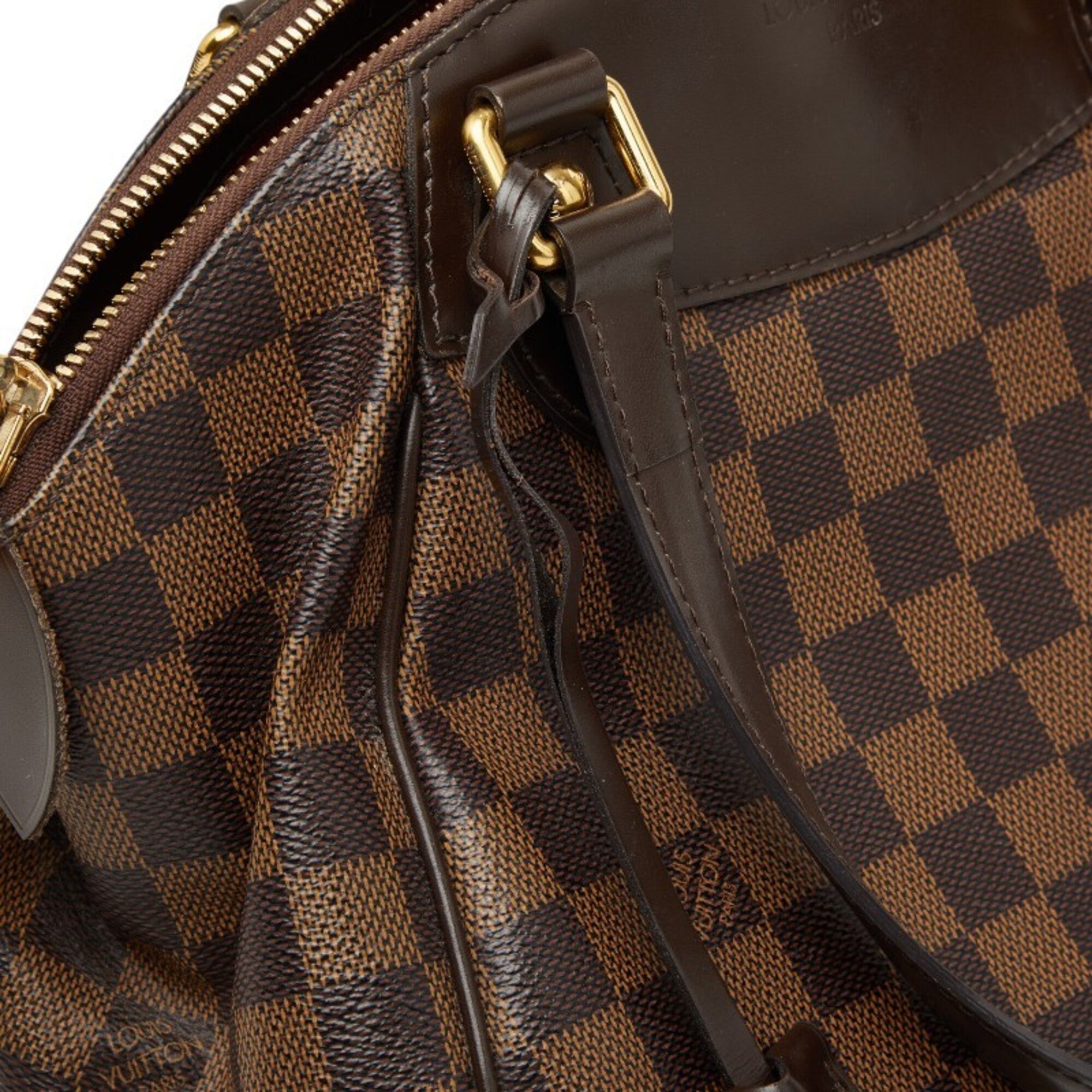 Louis Vuitton Brown Pvc Leather Handbag (Pre-Owned)