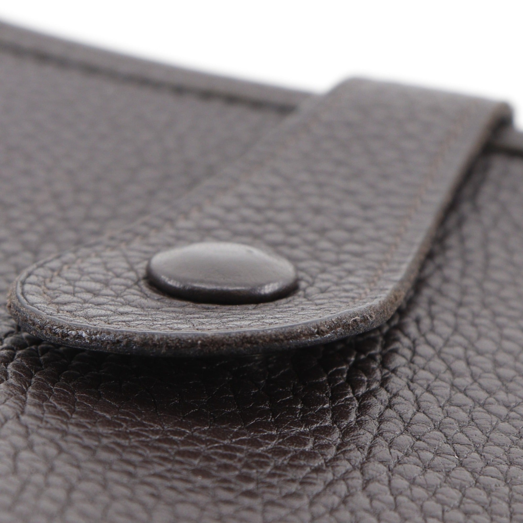 Hermes Brown Taurillon Clemence Leather Shoulder Bag (Pre-Owned)