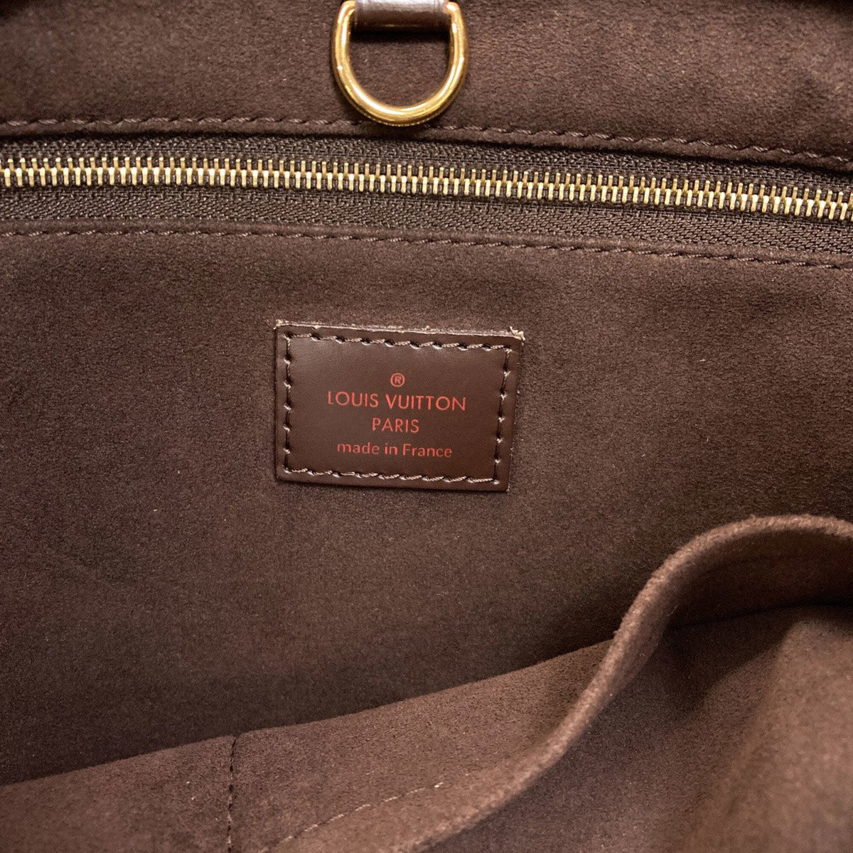 Louis Vuitton Brown Damier Canvas Ebene Damier Canvas Handbag (Pre-Owned)