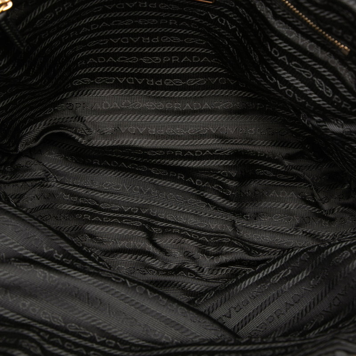 Prada Black Nylon Shoulder Bag Tote Bag (Pre-Owned)