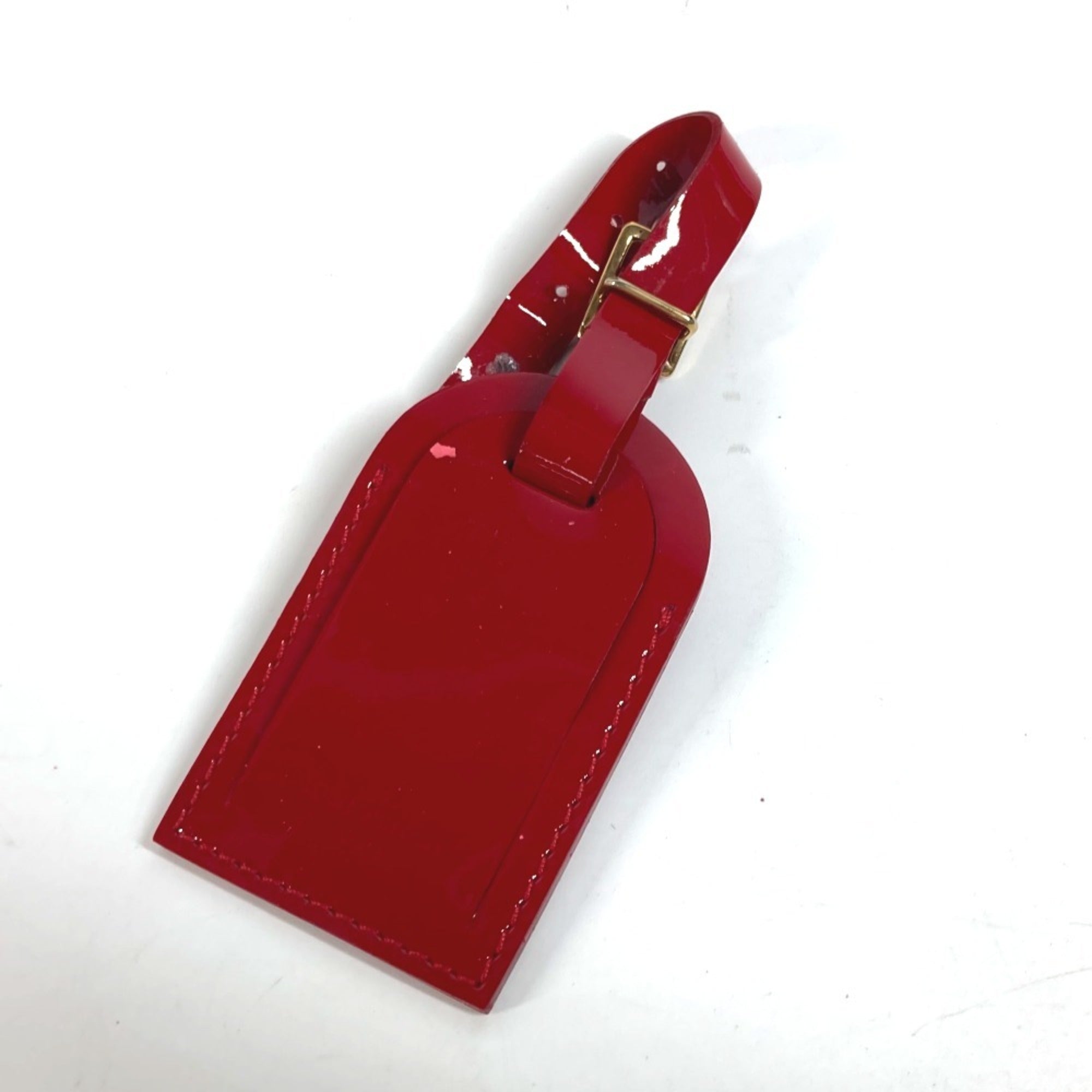 Louis Vuitton Brown Red Color Monogram Patent Leather Shoulder Bag Tote Bag (Pre-Owned)