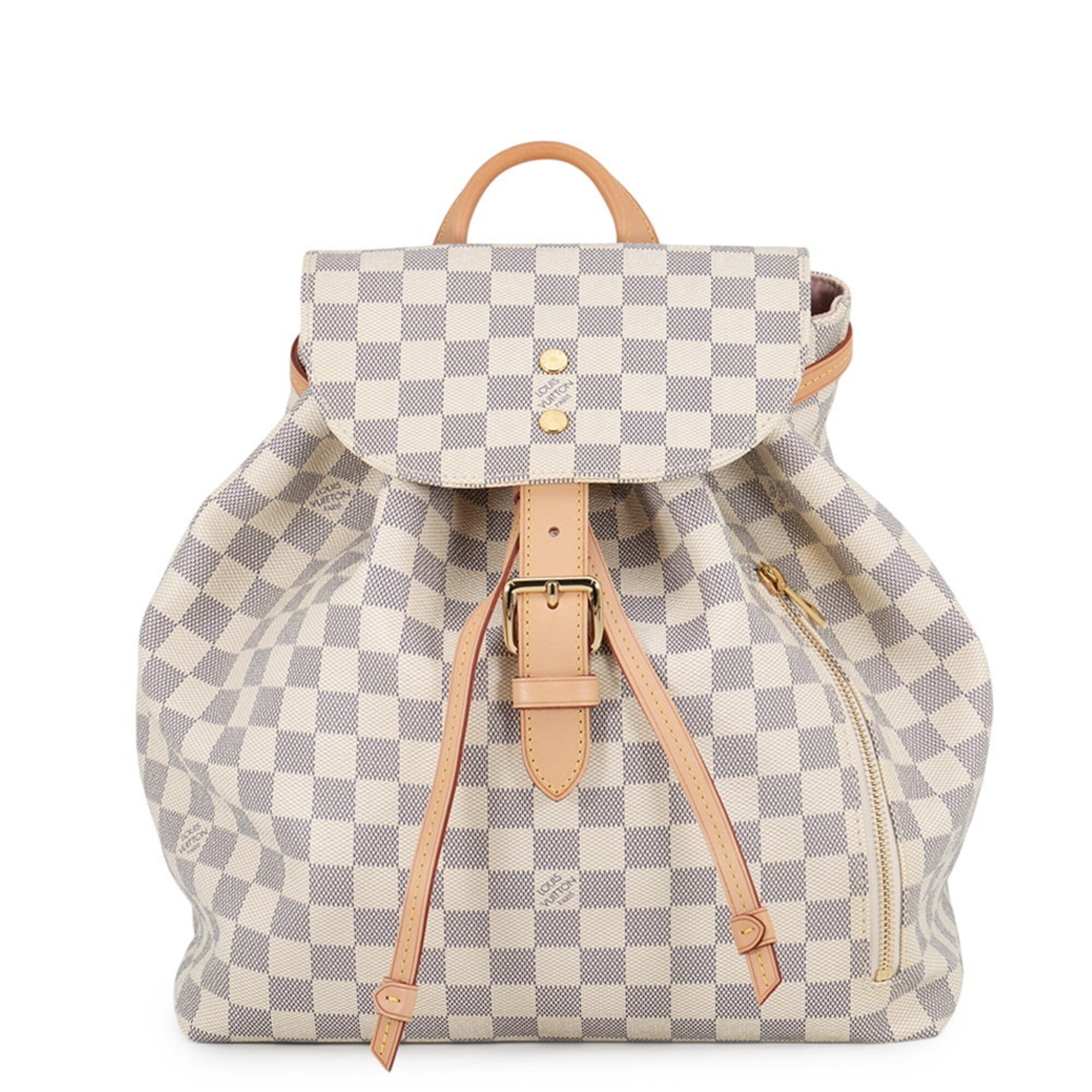 Louis Vuitton Beige Damier Azur Handbag (Pre-Owned)