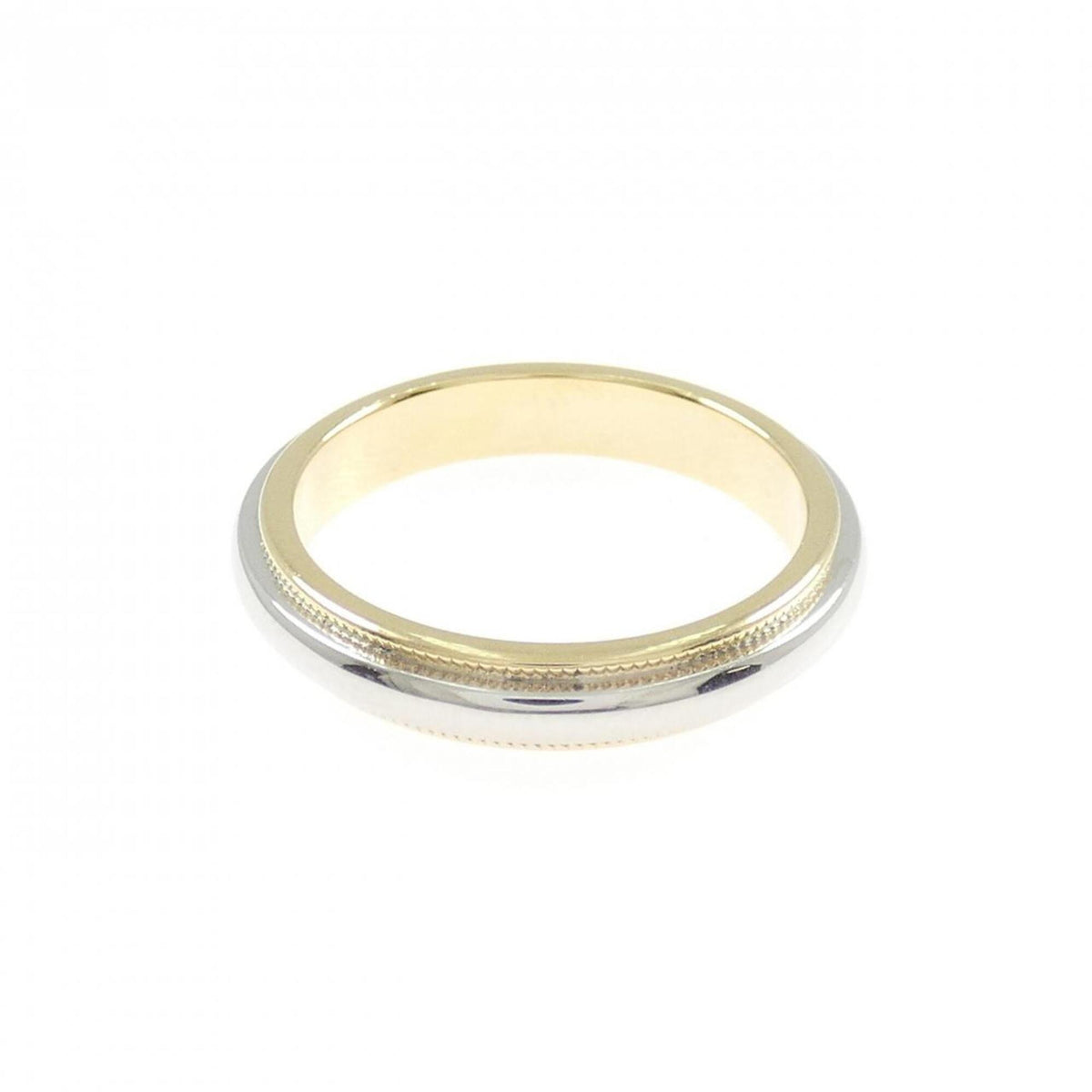 Tiffany Yellow Gold (18K) Platinum 950 Band Ring (Pre-Owned)
