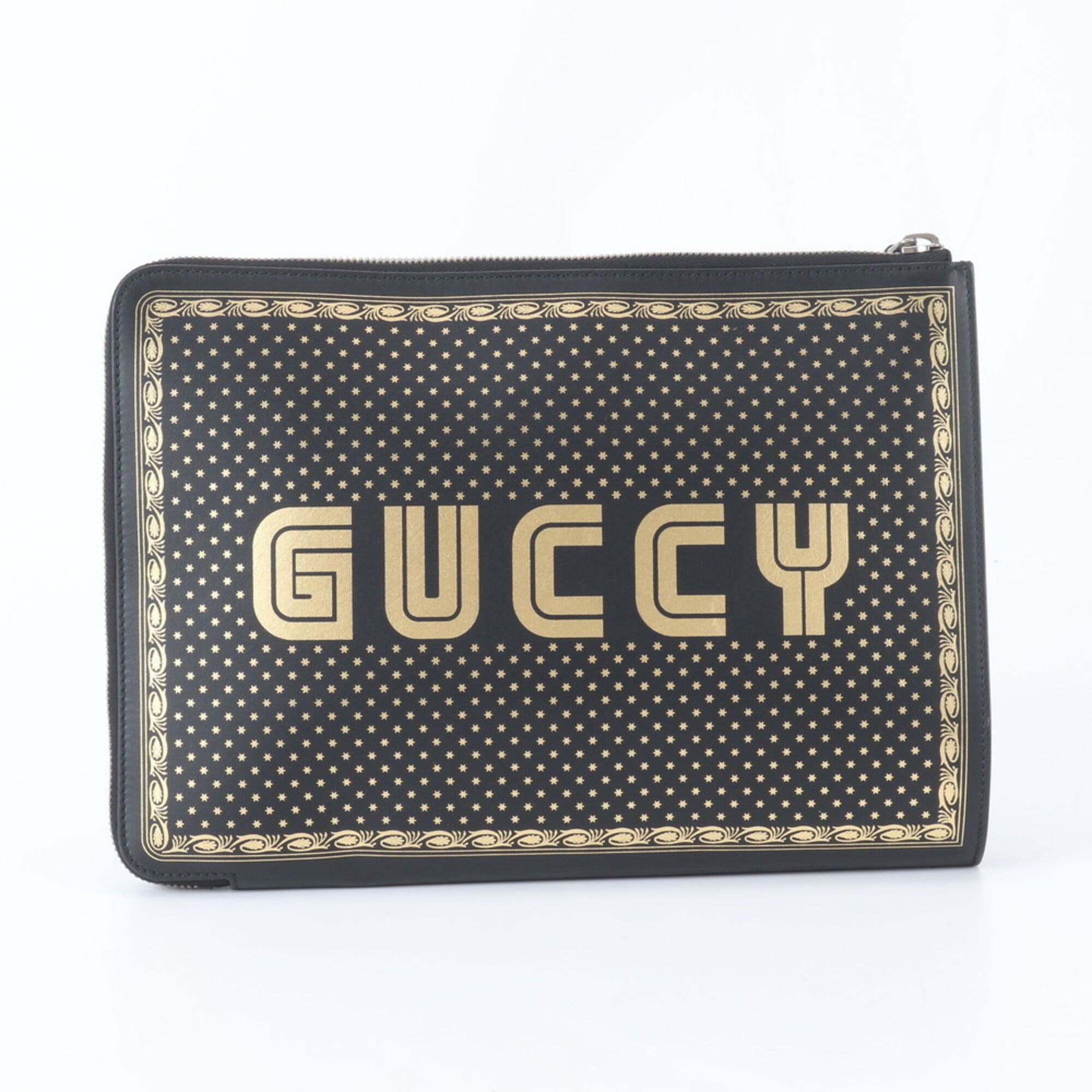 Gucci Black Leather Handbag (Pre-Owned)